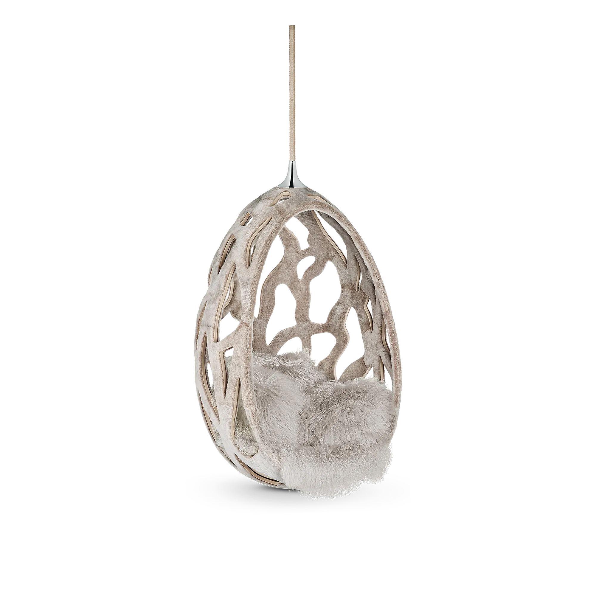 Louis Vuitton Cocoon Fur By Fernando & Humberto Campana Fur - Trunks, Travel and Home - Home and Art of Dining R99957 Grey