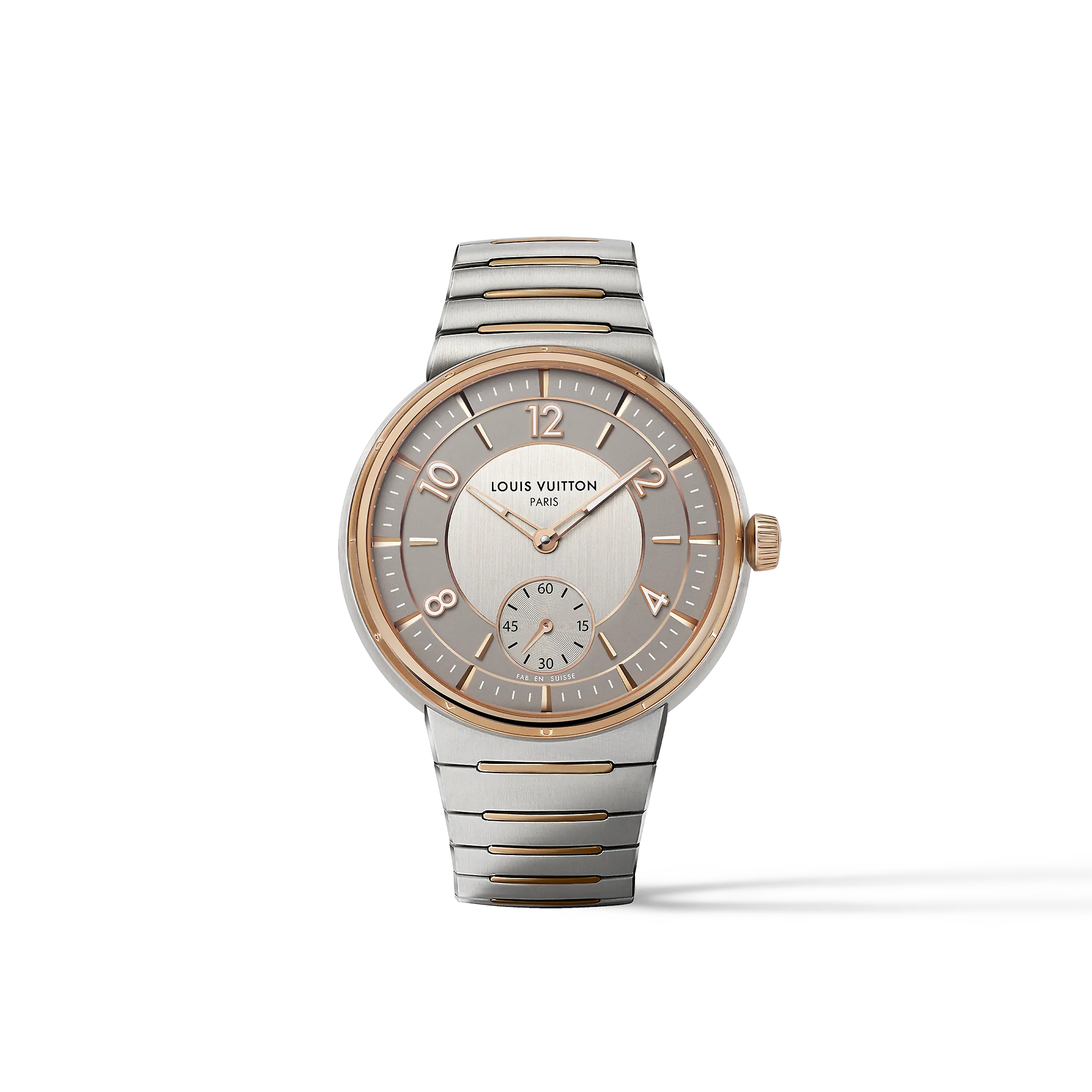 Louis Vuitton Tambour, Automatic, 40mm, Steel & Rose Gold - Watches - Traditional Watches W1SP10