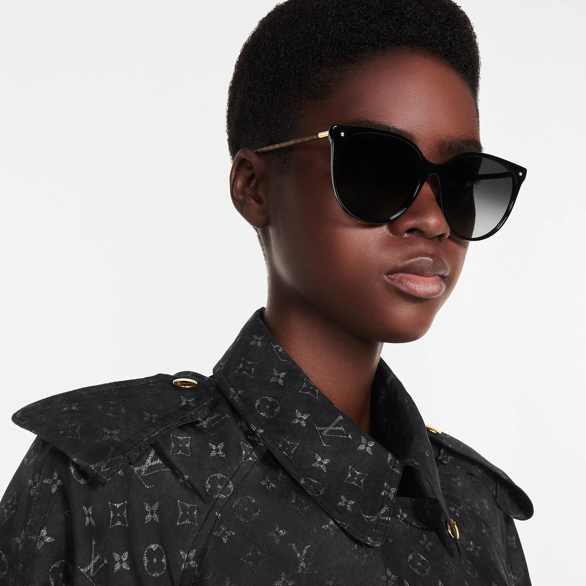 Louis Vuitton LV First Round Sunglasses S00 - Women - Accessories Z1710E Black