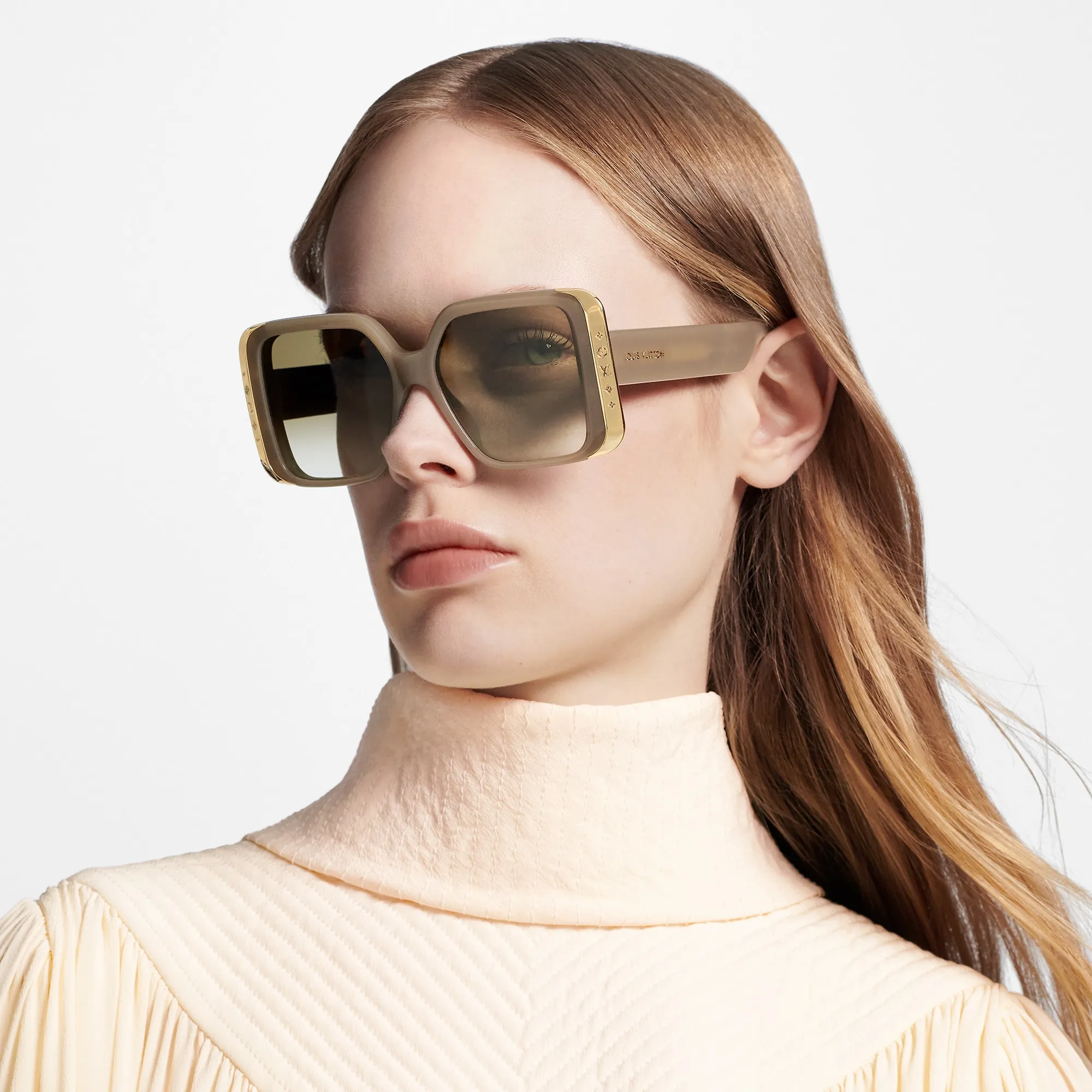 Louis Vuitton LV Moon Square Sunglasses S00 - Women - Accessories Z2008W Khaki