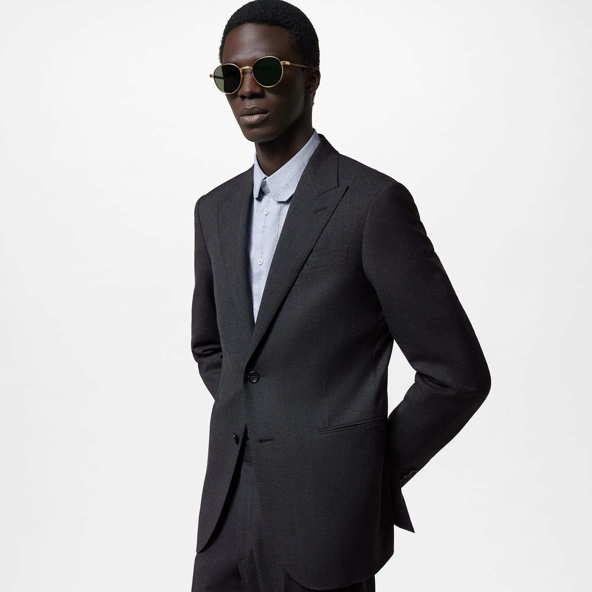 Louis Vuitton LV Signature Metal Round Sunglasses S00 - Men - Accessories Z2020U Gold