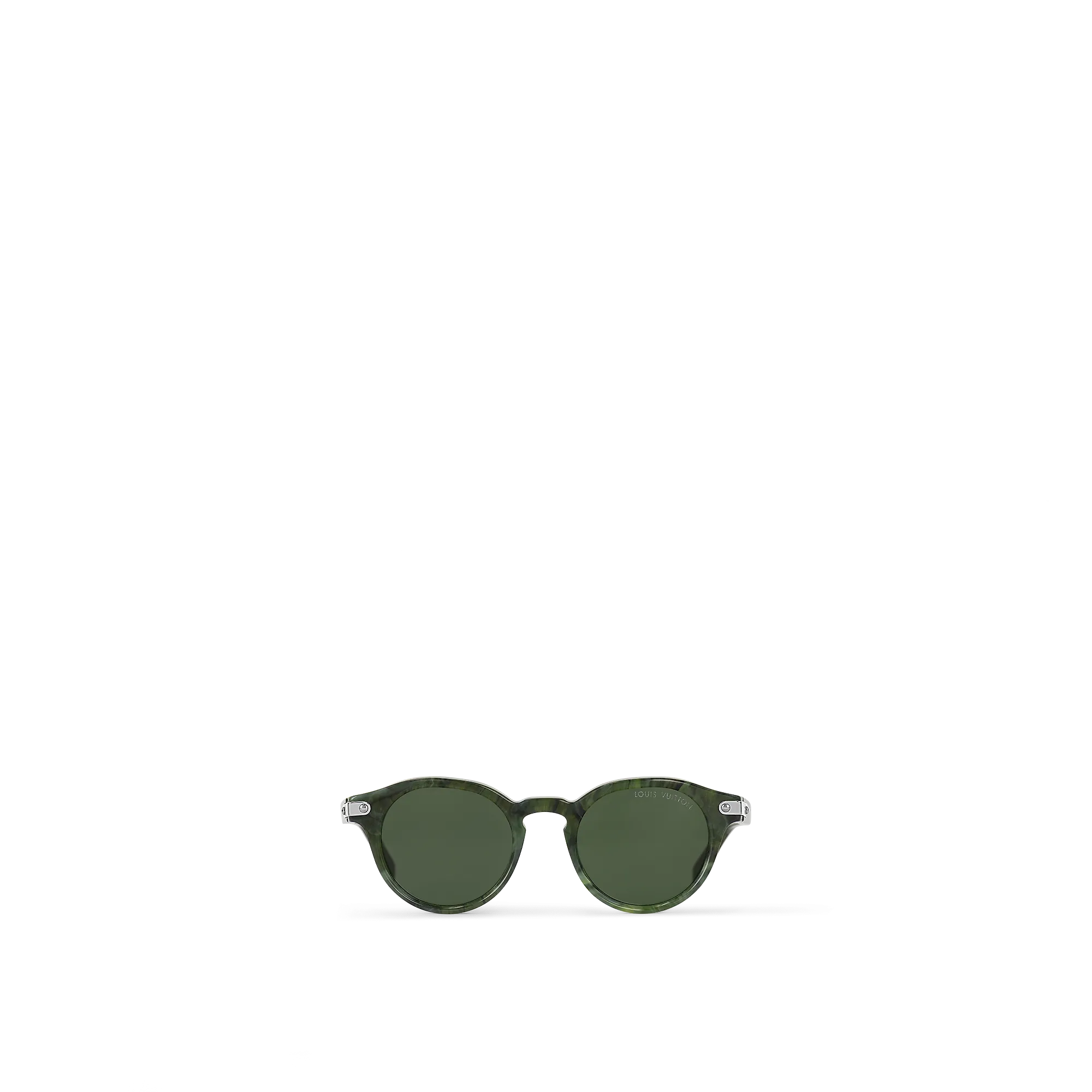 Louis Vuitton LV Signature Round Sunglasses - Size S S00 - Men - Accessories Z2024U Green