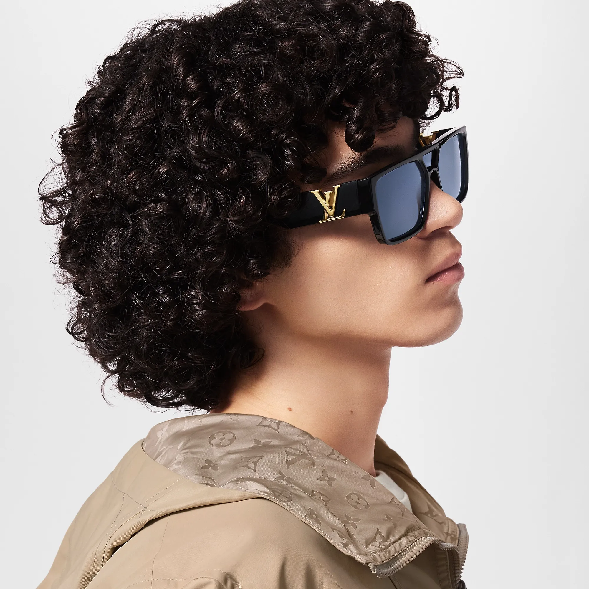 Louis Vuitton LV Sleek Square Sunglasses S00 - Men - Accessories Z2062W Black