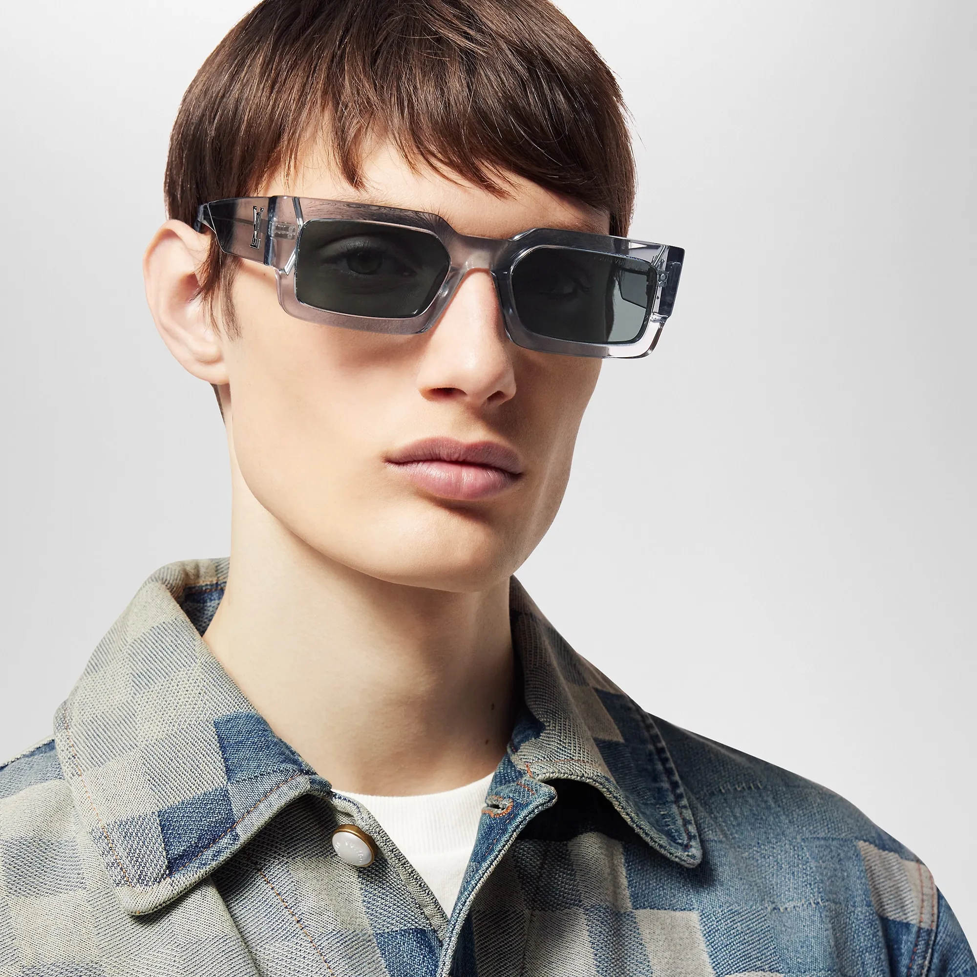 Louis Vuitton LV Clash Low Square Sunglasses S00 - Men - Accessories Z2076W