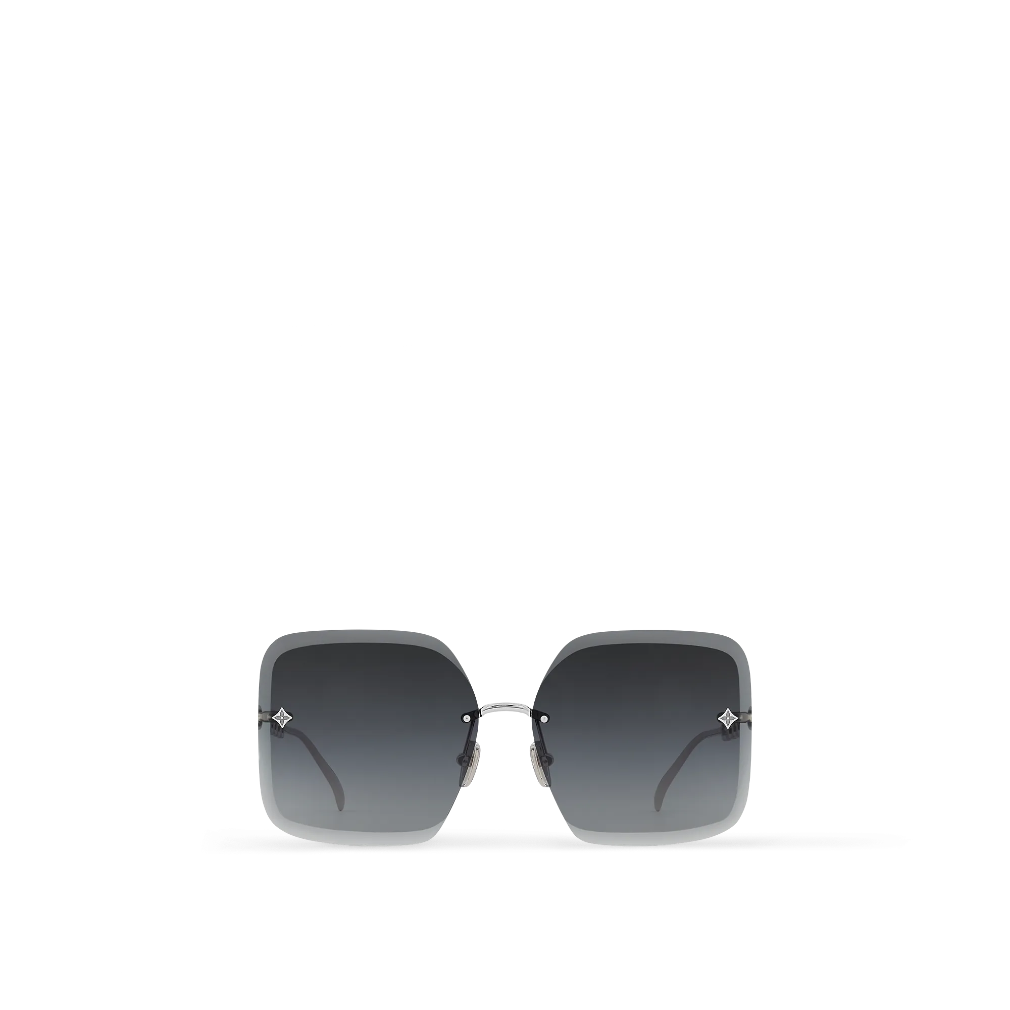 Louis Vuitton LV Jewel Square Sunglasses S00 - Women - Accessories Z2161U Silver Black