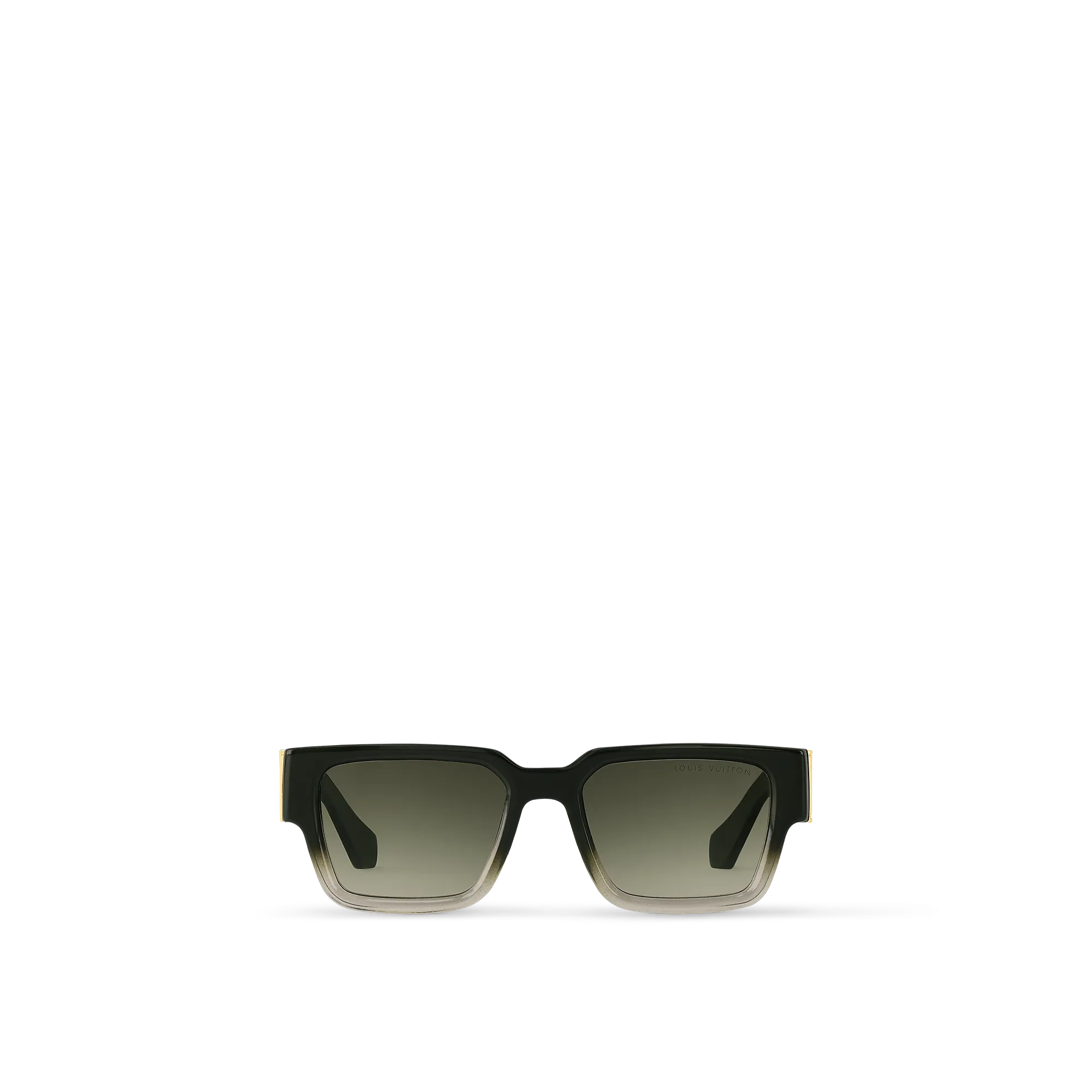 Louis Vuitton LV Sleek Square Large Sunglasses S00 - Men - Accessories Z2183W Green