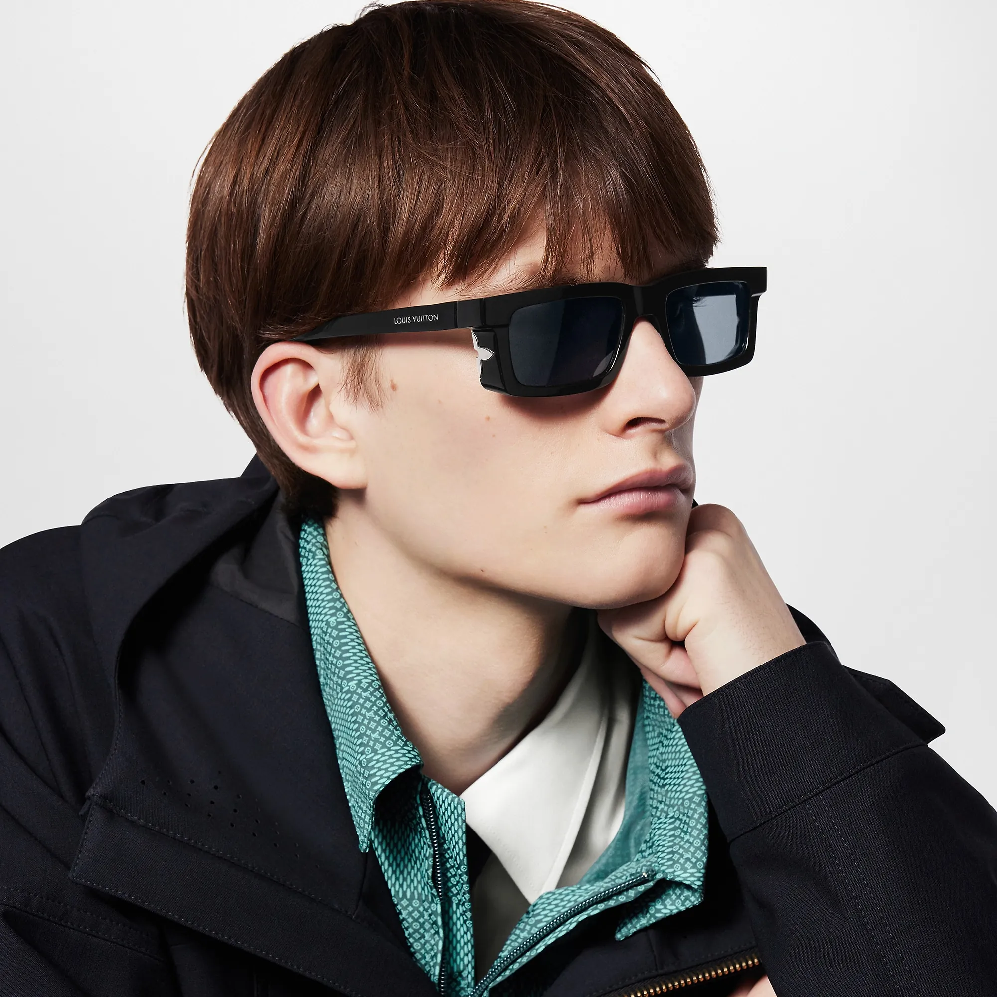 Louis Vuitton LV Venice Square Sunglasses S00 - Men - Accessories Z2187U Black