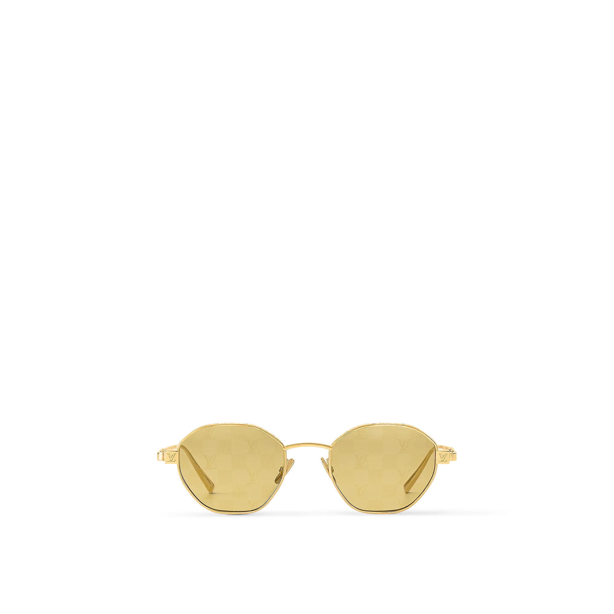 Louis Vuitton LV Pure Round Sunglasses S00 - Men - Accessories Z2193U Yellow