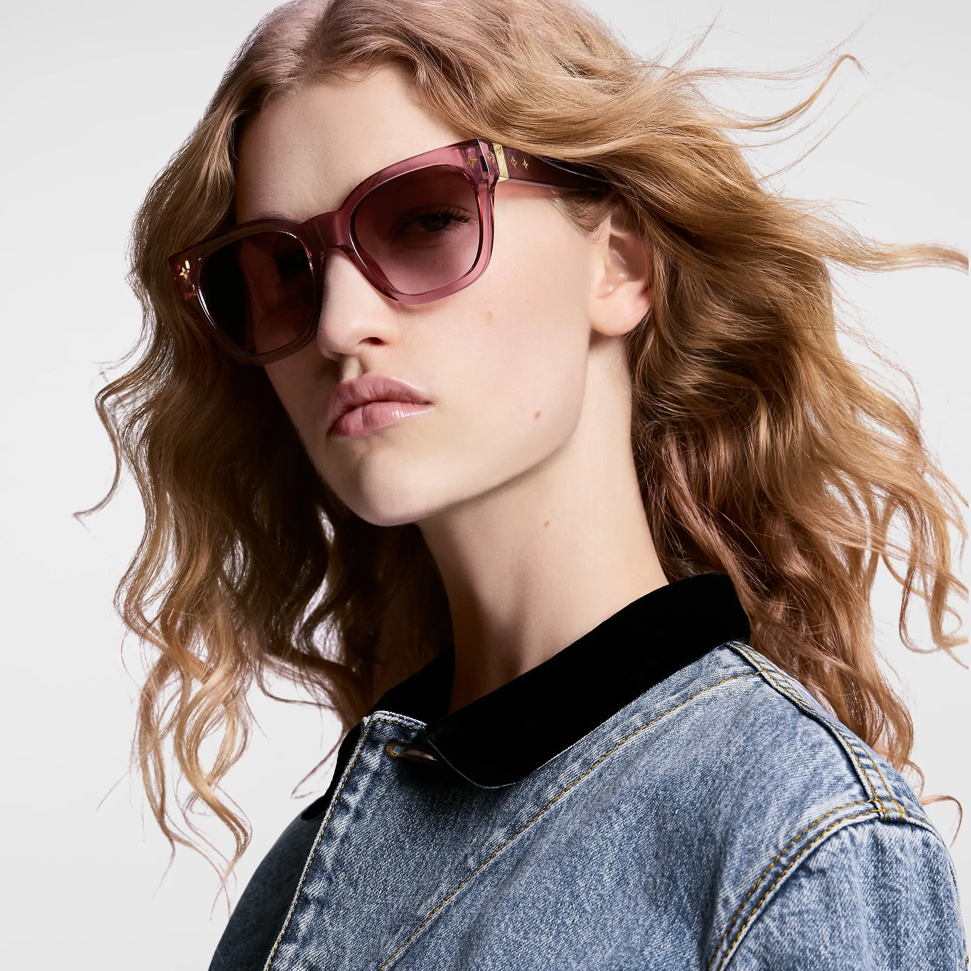 Louis Vuitton My Monogram Crystal Square Sunglasses S00 - Women - Accessories Z2412U Crystal Pink