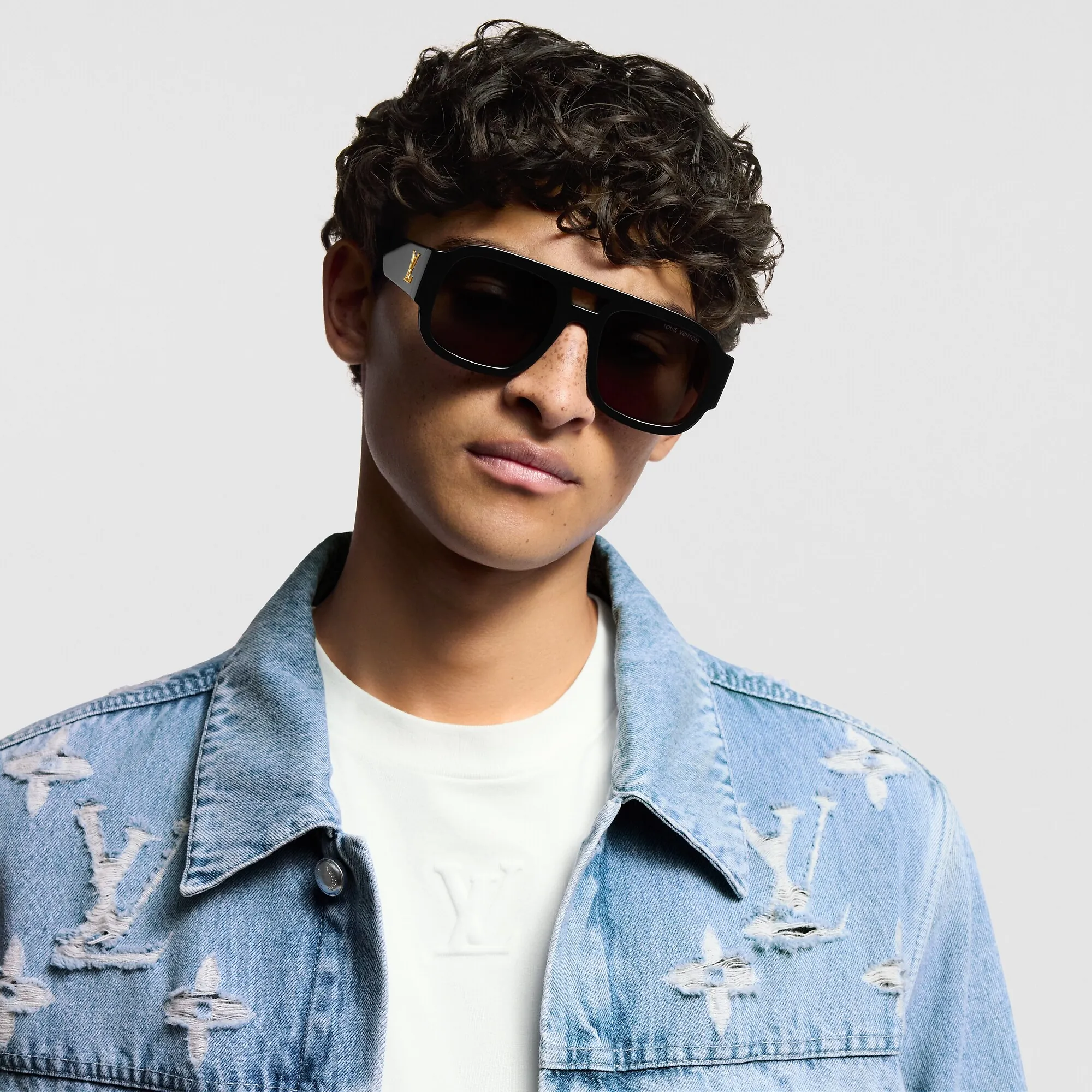 Louis Vuitton LV Clash Pilot Sunglasses S00 - Men - Accessories Z2613W Black