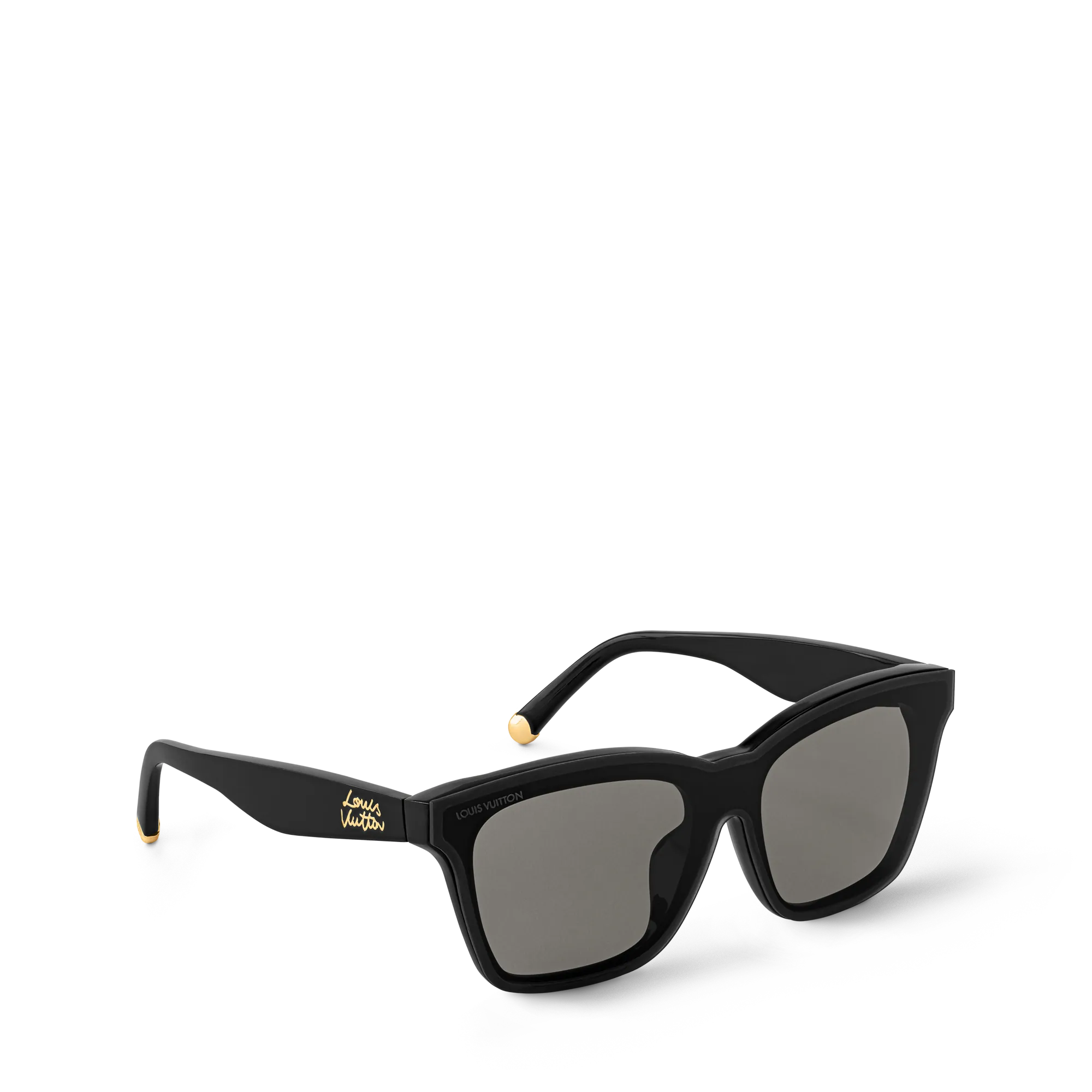 Louis Vuitton LV Script Square Sunglasses Plastic - Women - Accessories Z2970W Black