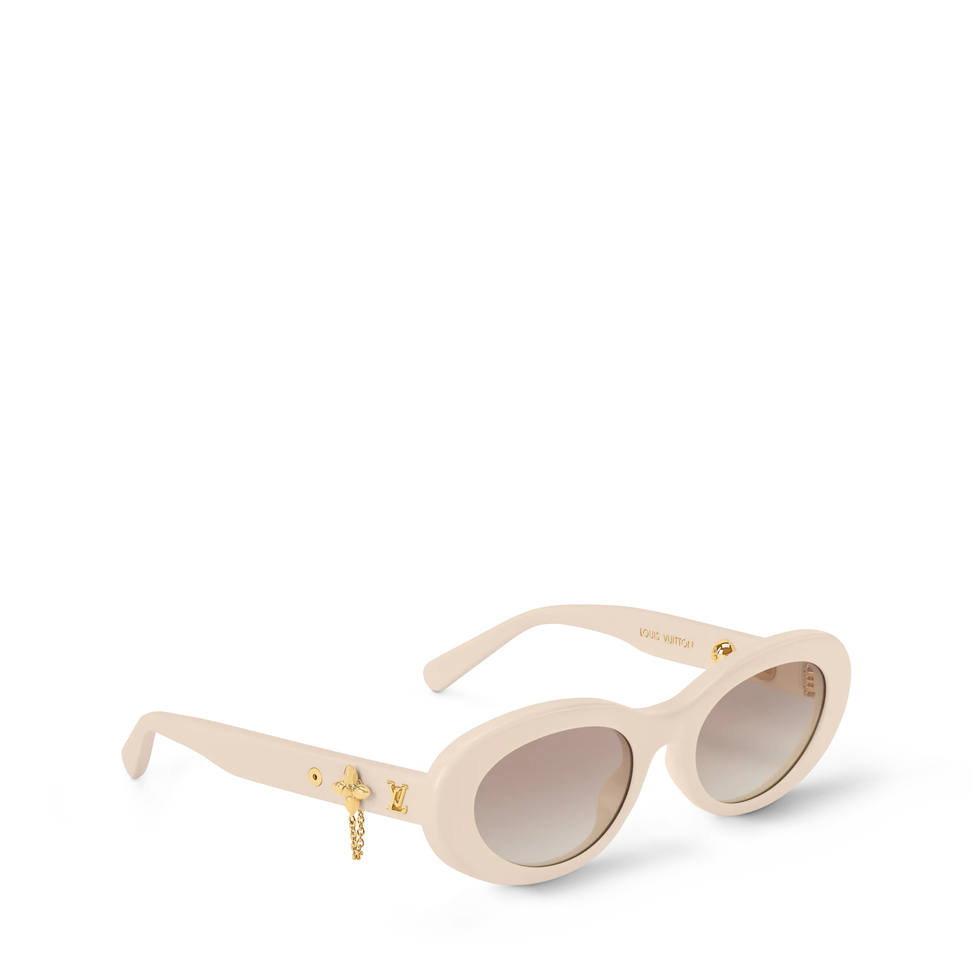 Louis Vuitton LV Charms Oval Sunglasses Acetate - Women - Accessories Z2987U Natural