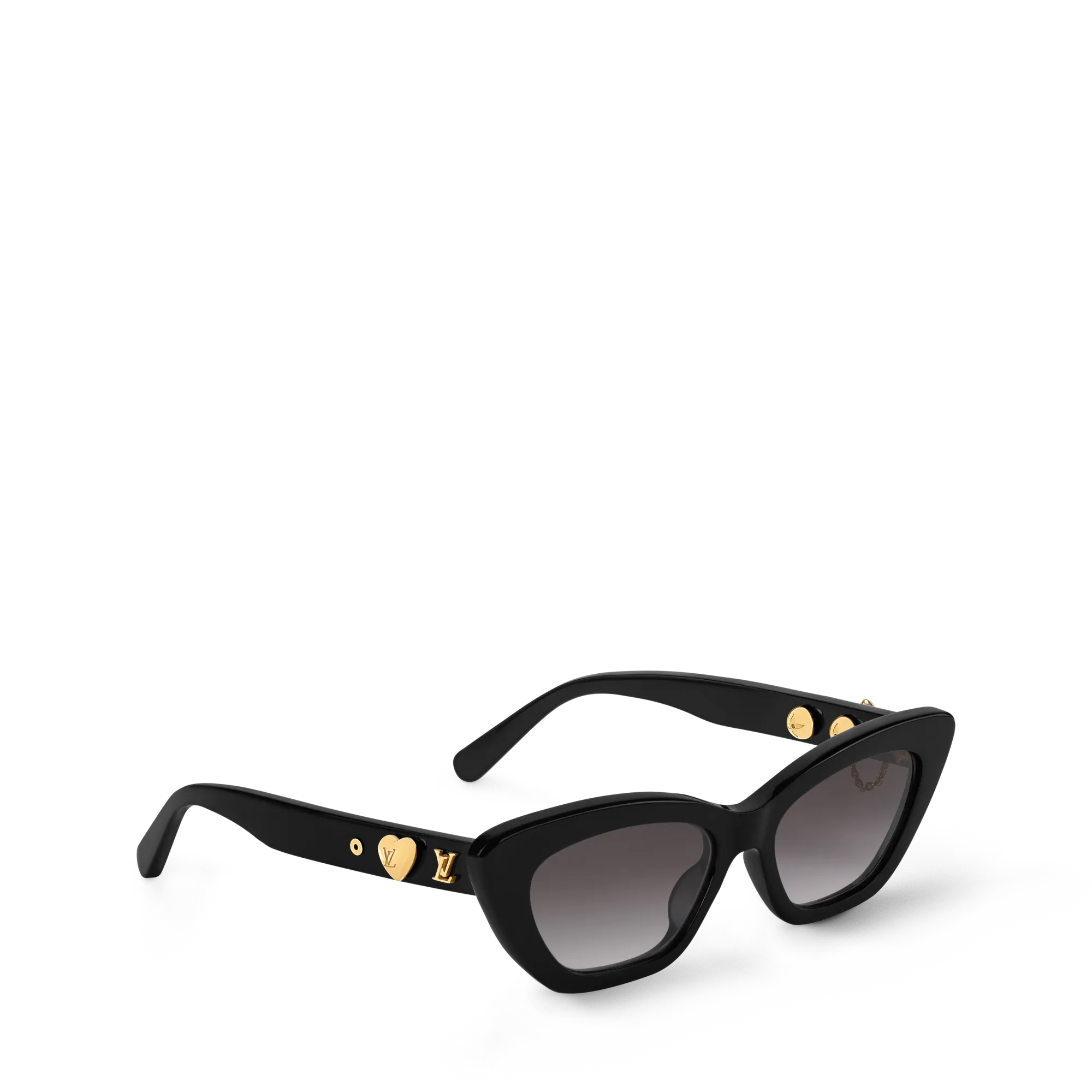 Louis Vuitton LV Charms Cat Eye Sunglasses Acetate - Women - Accessories Z2988U Black