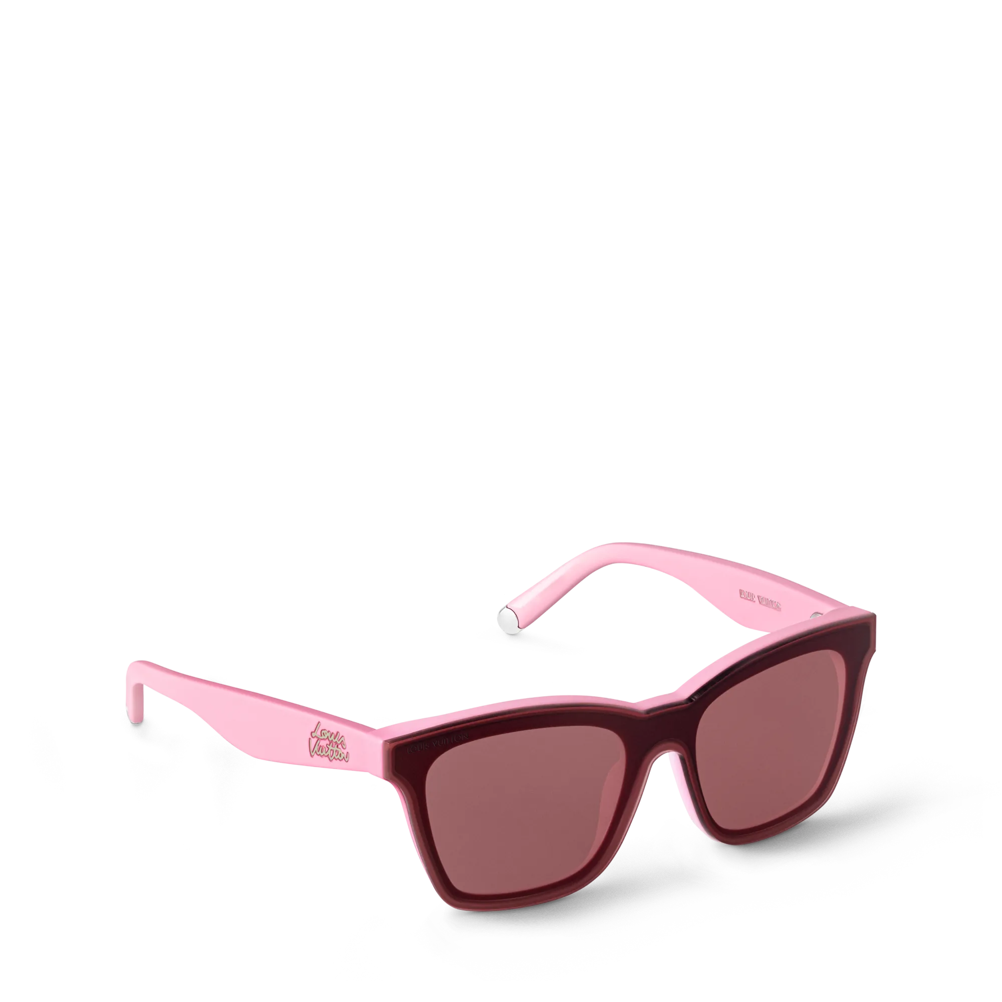 Louis Vuitton LV Script Square Sunglasses Plastic - Women - Accessories Z3051W Orange