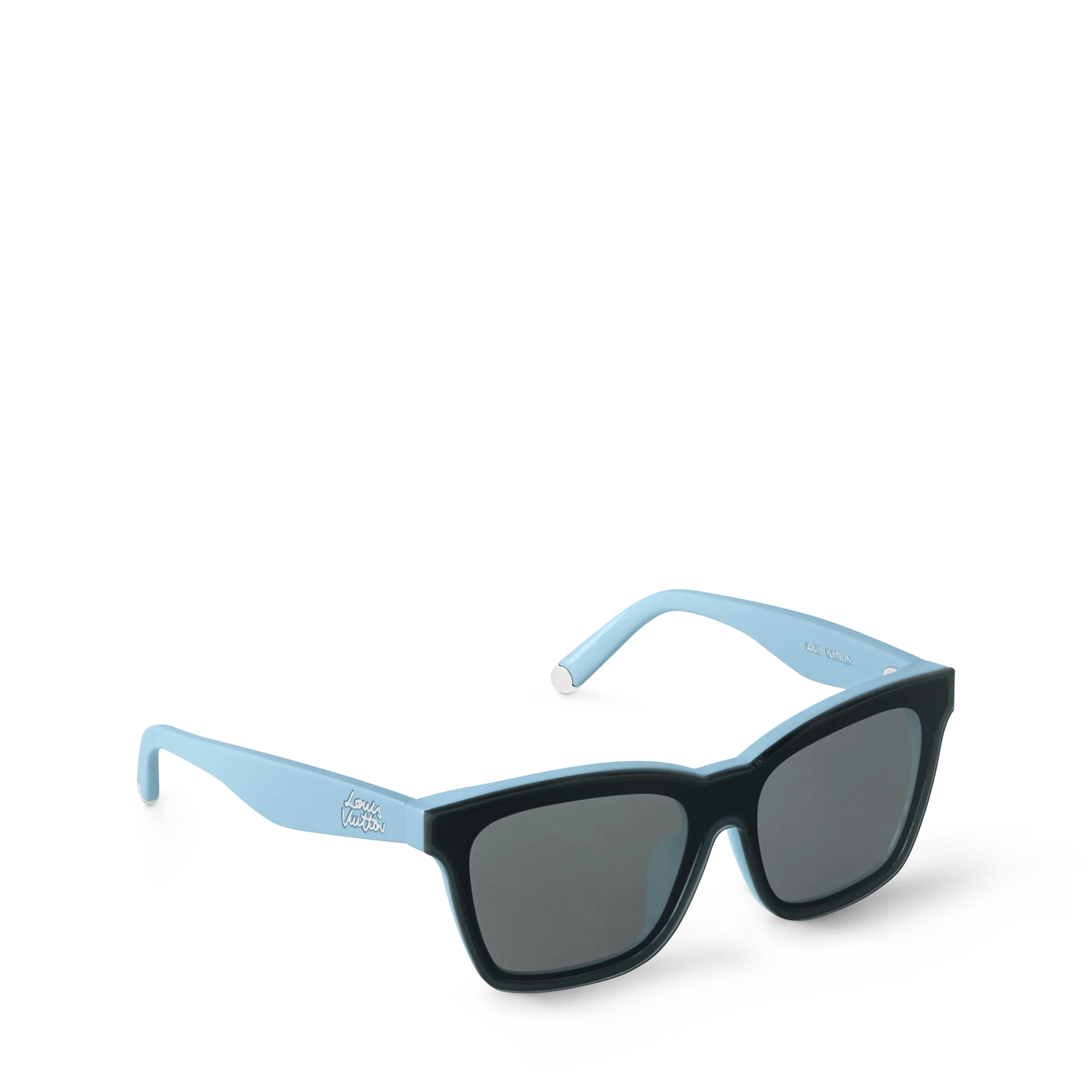 Louis Vuitton LV Script Square Sunglasses Plastic - Women - Accessories Z3052W Blue