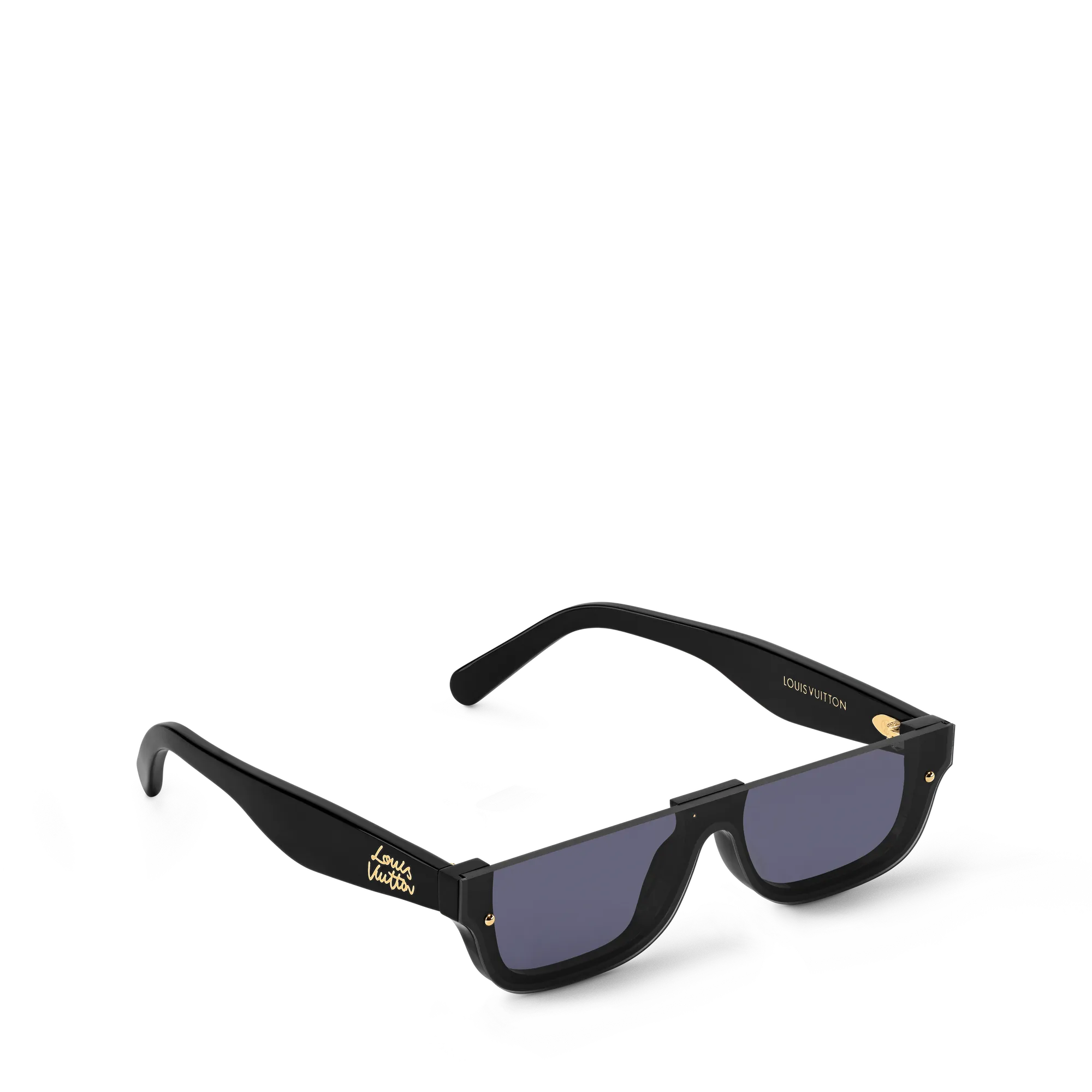 Louis Vuitton LV Script Rectangle Sunglasses Acetate - Women - Accessories Z3143U Black