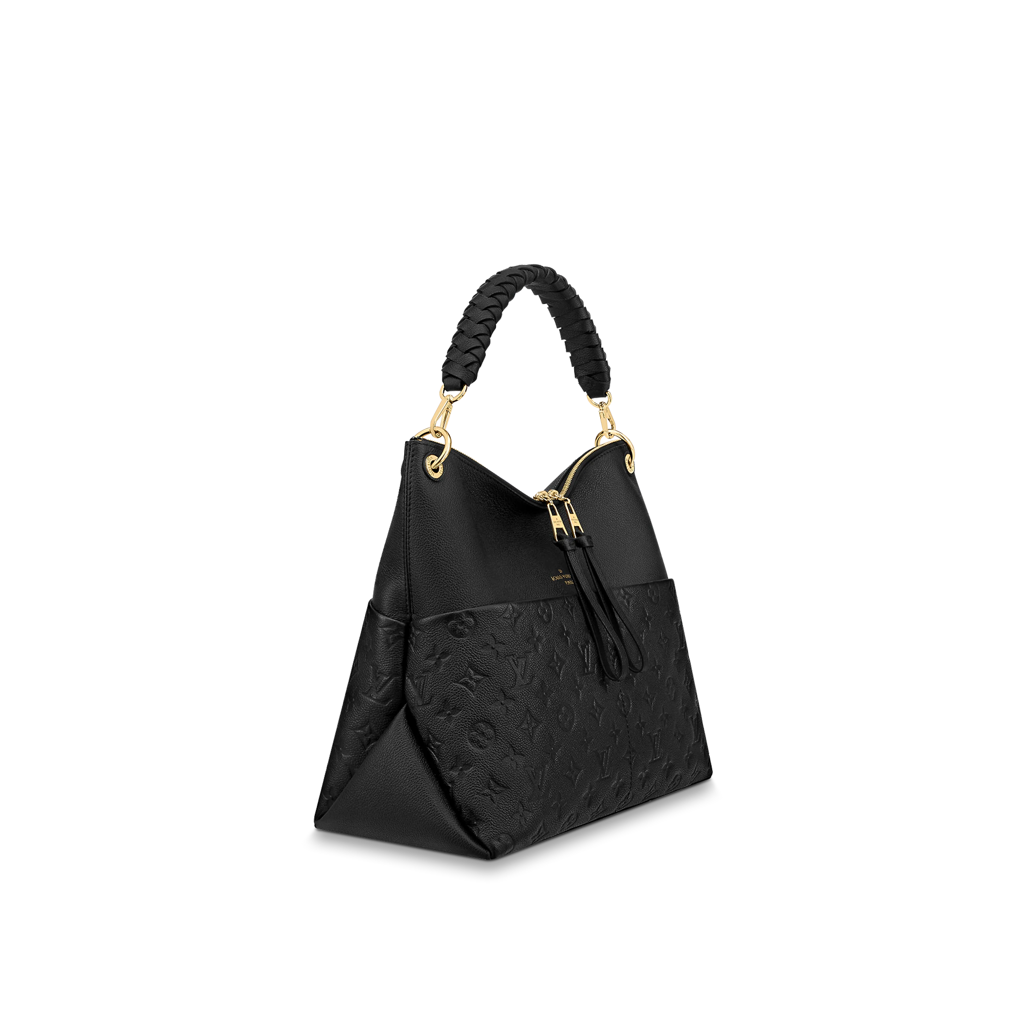 Louis Vuitton Maida Hobo Monogram Empreinte Leather in Black - Handbags M45522