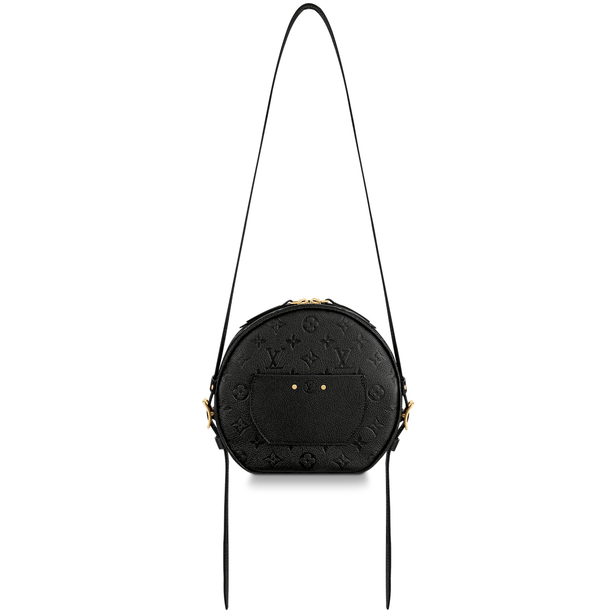 Louis Vuitton Boite Chapeau Souple MM Monogram Empreinte Leather in Black - Handbags M45649