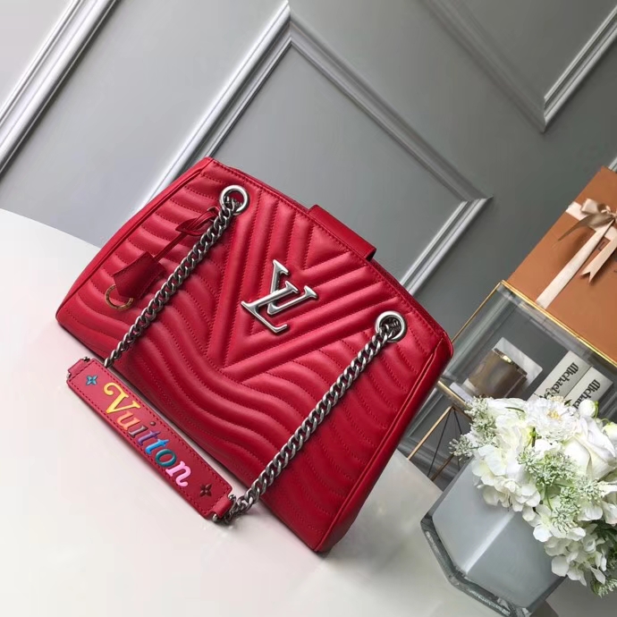 Louis Vuitton New Wave Chain Tote M51497 Scarlet-red Ecarlate