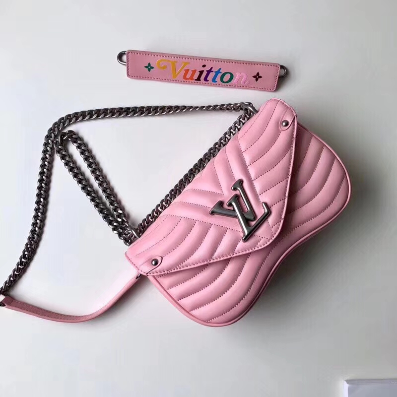 Louis Vuitton New Wave Chain Bag MM M51944 Smoothie Pink