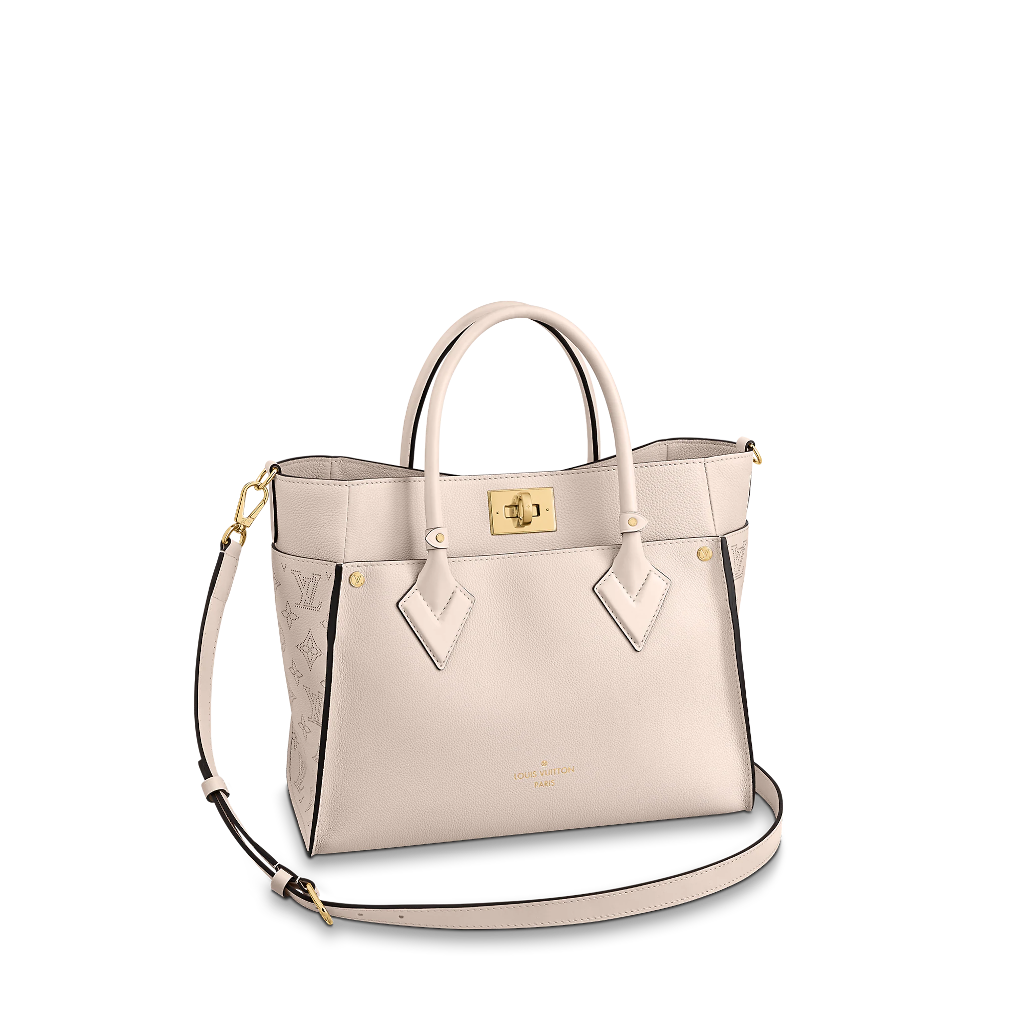 Louis Vuitton On My Side High End Leathers in Beige - Handbags M55802