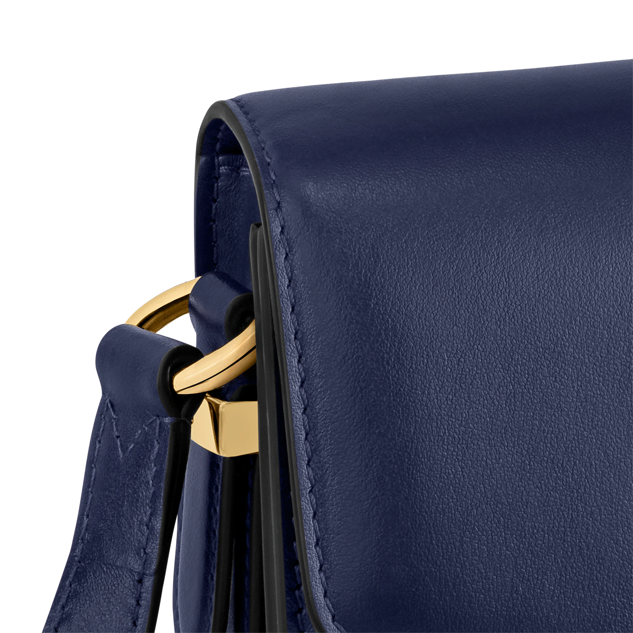 Louis Vuitton LV Pont 9 Calfskin Leather in Bleu de Minuit - Handbags M56454