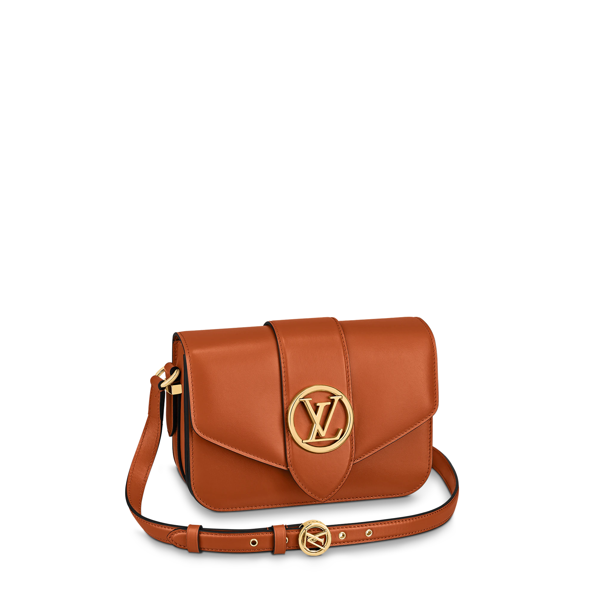 Louis Vuitton LV Pont 9 Calfskin Leather in Caramel - Handbags M56456