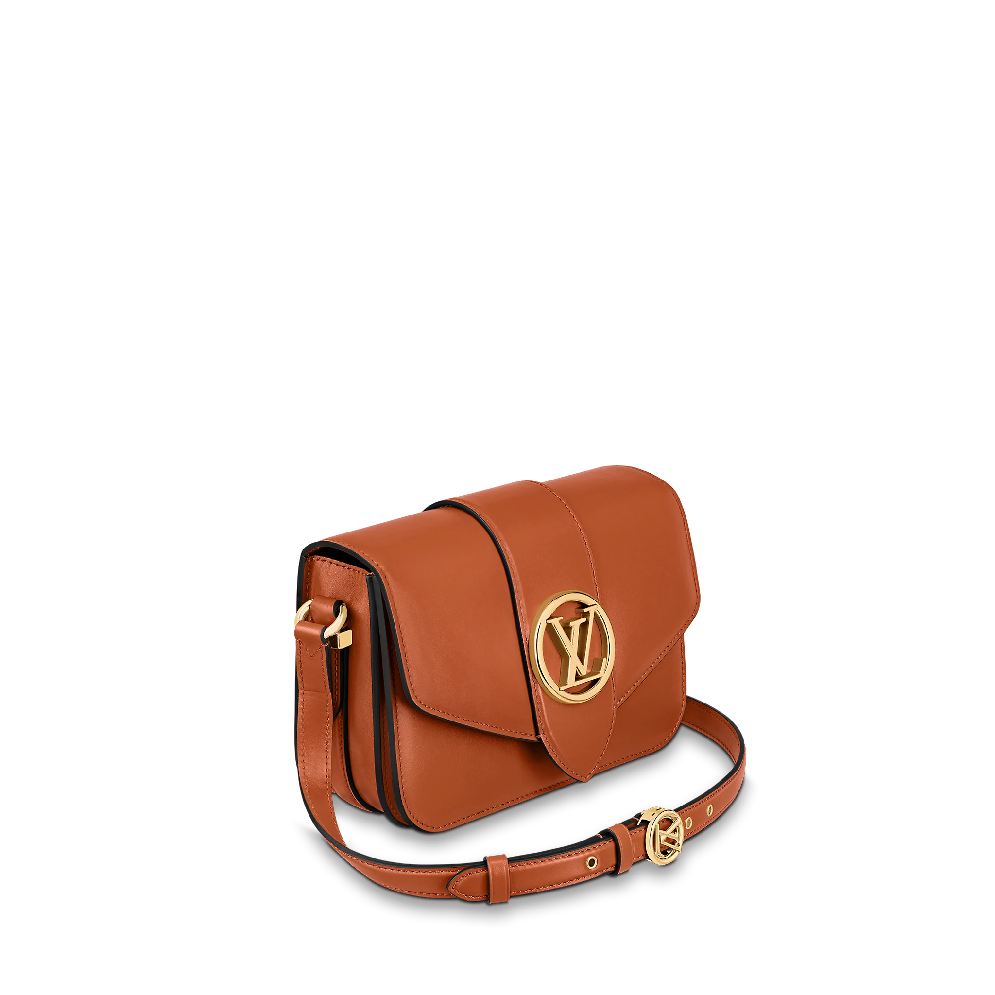 Louis Vuitton LV Pont 9 Calfskin Leather in Caramel - Handbags M56456