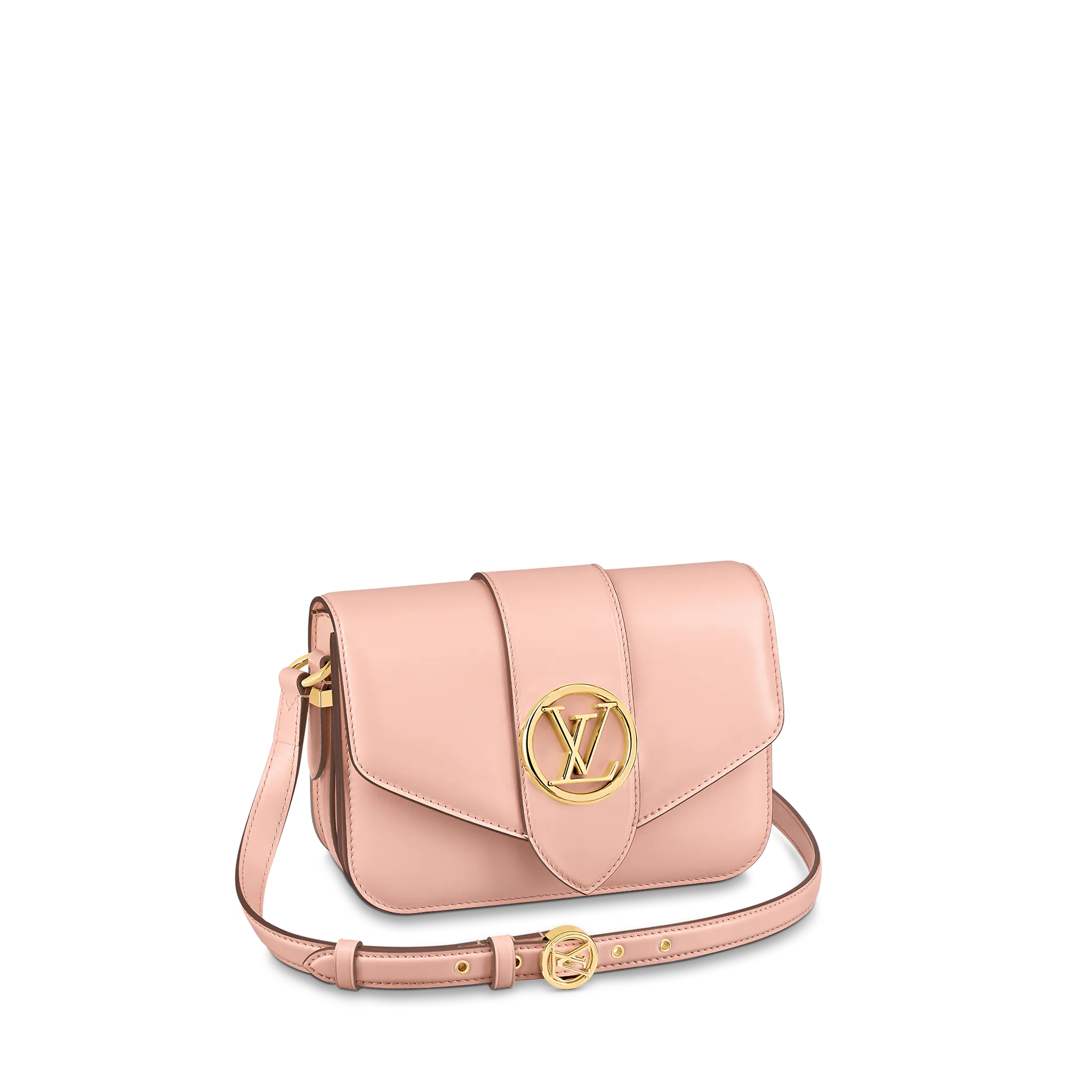 Louis Vuitton LV Pont 9 Calfskin Leather in Himalaya Pink - Handbags M57325