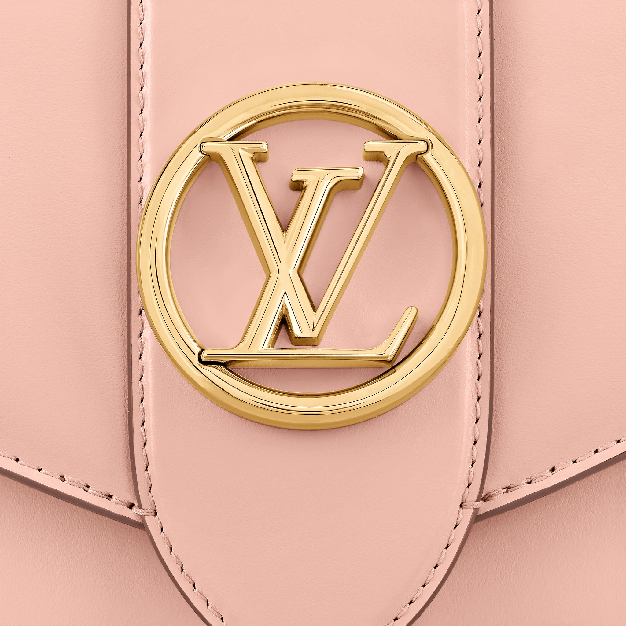Louis Vuitton LV Pont 9 Calfskin Leather in Himalaya Pink - Handbags M57325
