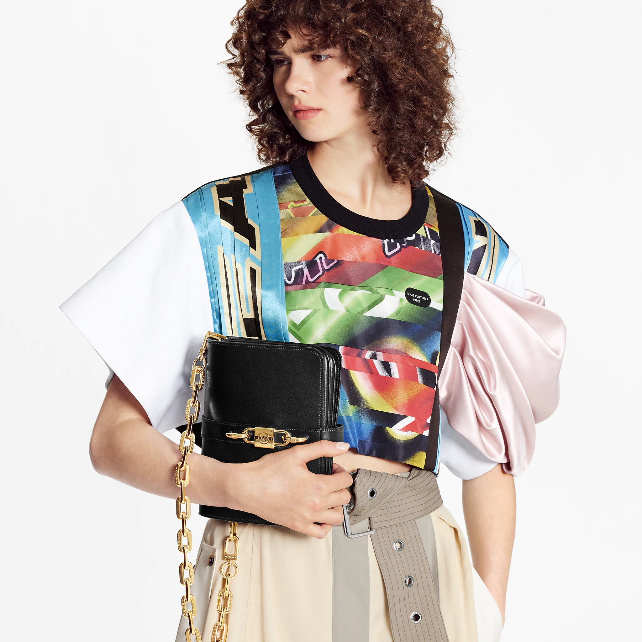 Louis Vuitton Calfskin Leather Rendez-vous M57743 Black