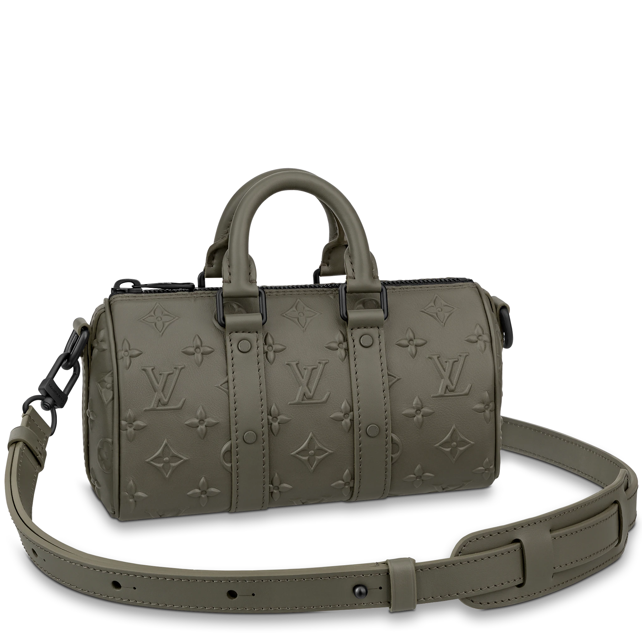 Louis Vuitton Keepall XS Men Monogram Seal cowhide leather in Green - Bags M57961 Louis Vuitton Keepall XS Men Monogram Seal cowhide leather in Green - Bags M57961