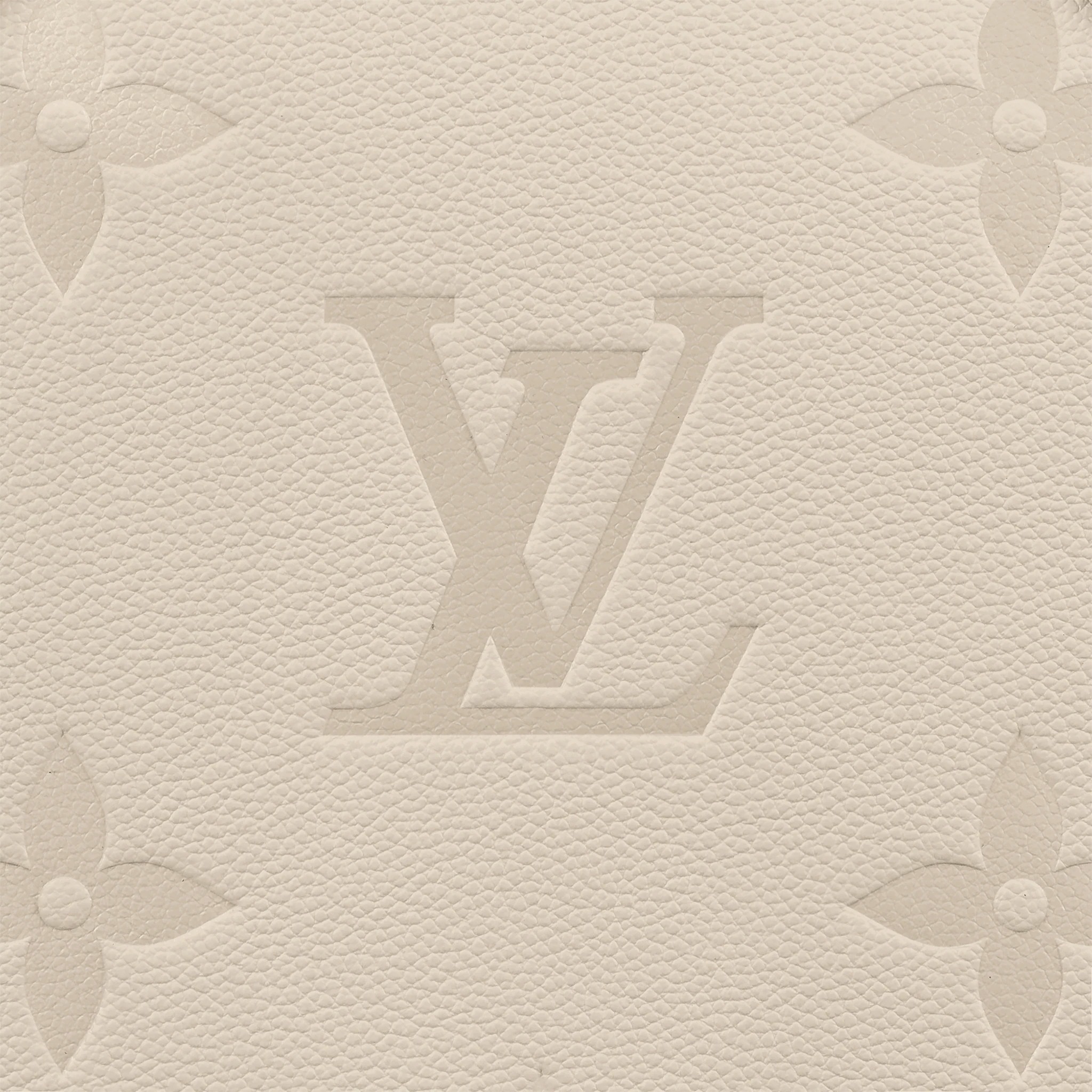 Louis Vuitton Neverfull MM Monogram Empreinte Leather in Cream - Handbags M58525