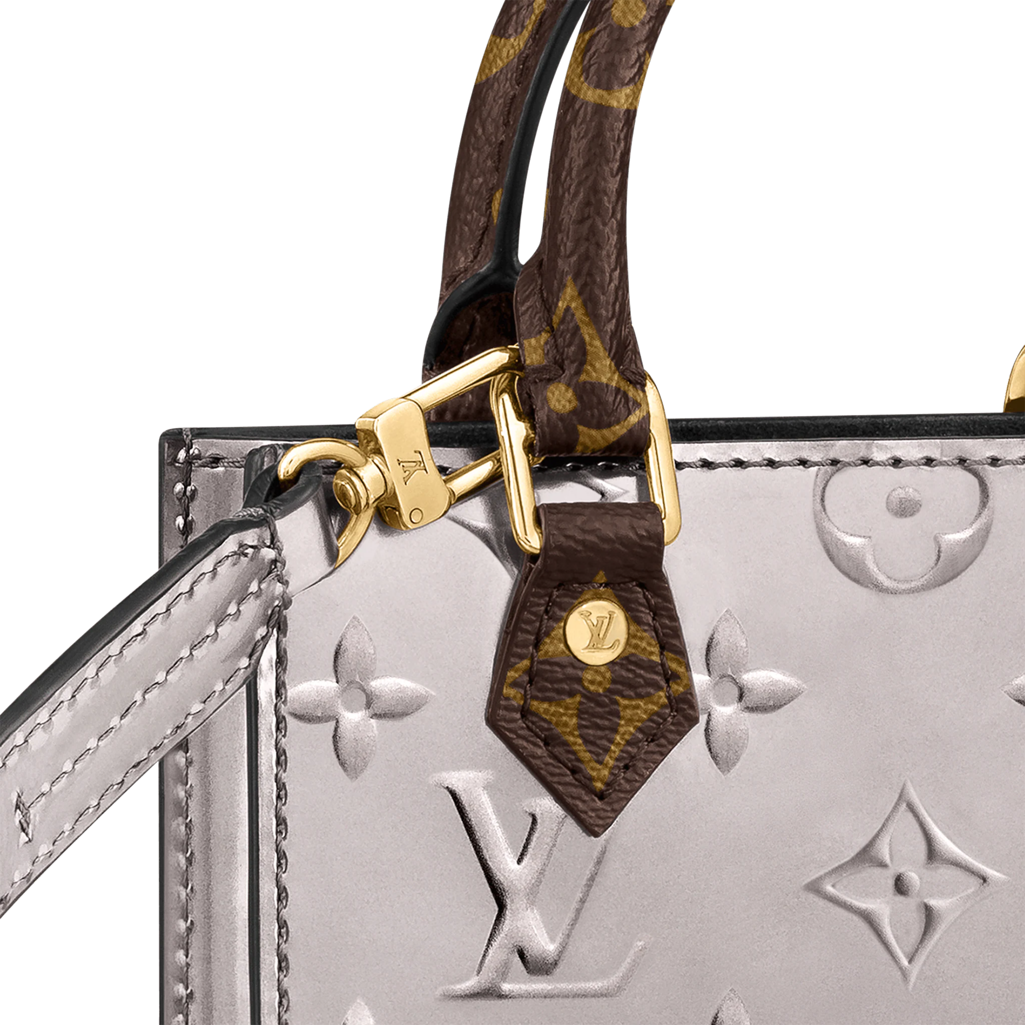 Louis Vuitton Petit Sac Plat Monogram Vernis Leather in Brown - Small Leather Goods M90564