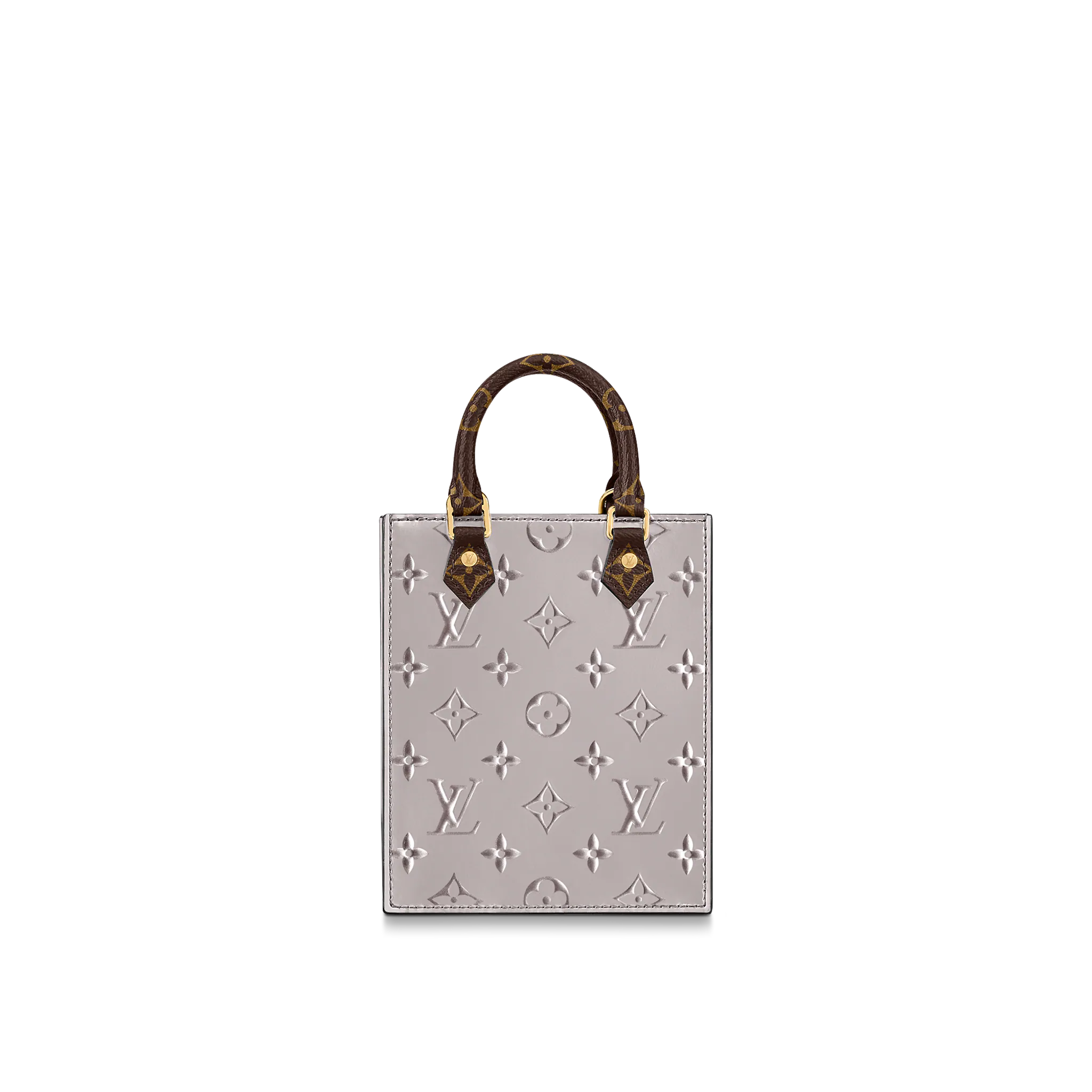 Louis Vuitton Petit Sac Plat Monogram Vernis Leather in Brown - Small Leather Goods M90564