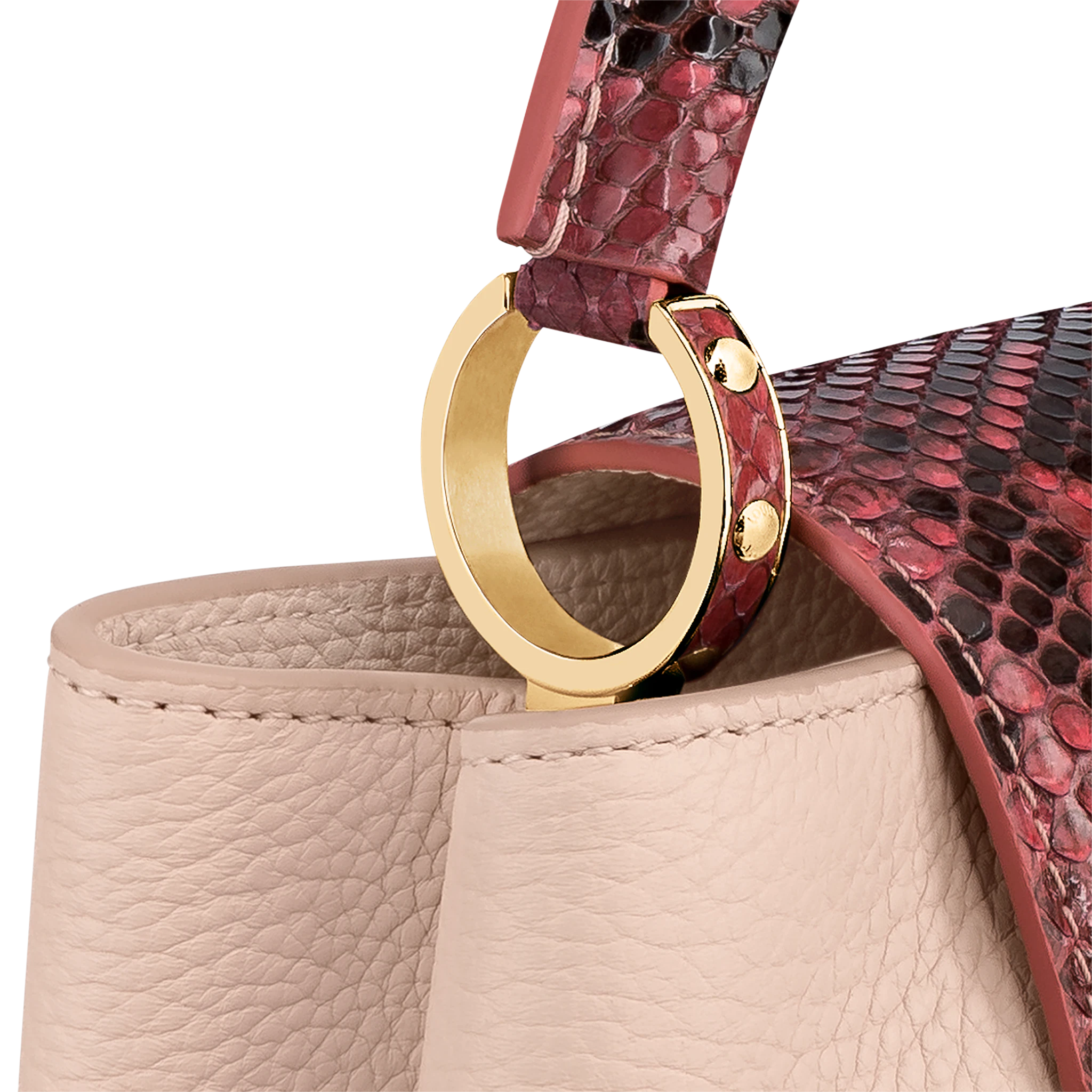 Louis Vuitton Capucines BB Capucines in Eggshell - Women Handbags N80013