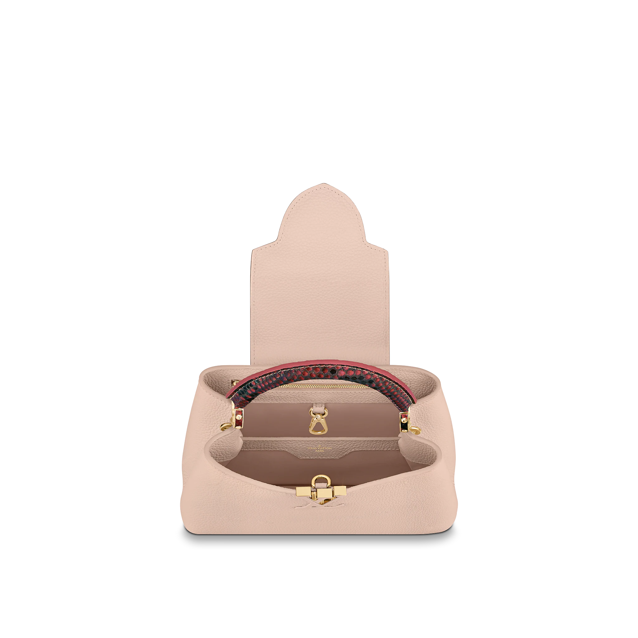 Louis Vuitton Capucines BB Capucines in Eggshell - Women Handbags N80013