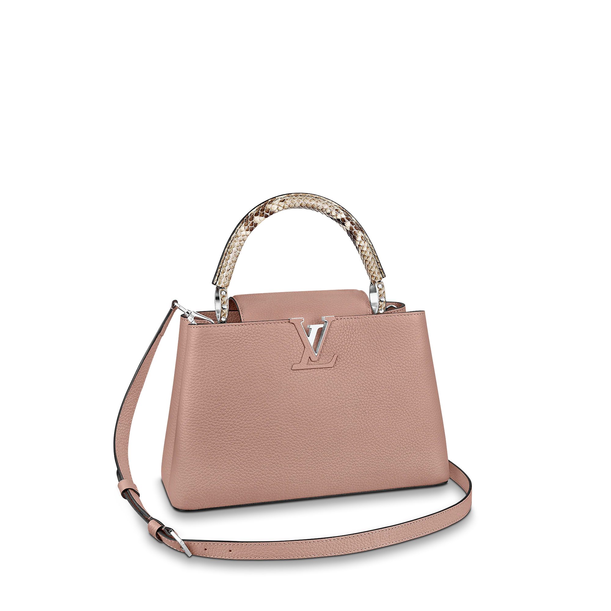 Louis Vuitton Capucines MM Python in Magnolia - Women - Handbags N92801