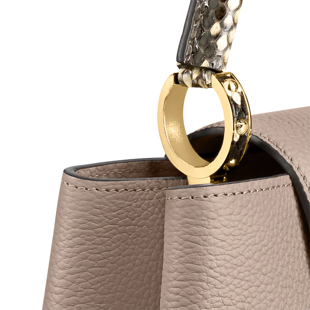Louis Vuitton Capucines MM Python in Pebble - Women - Handbags N92802