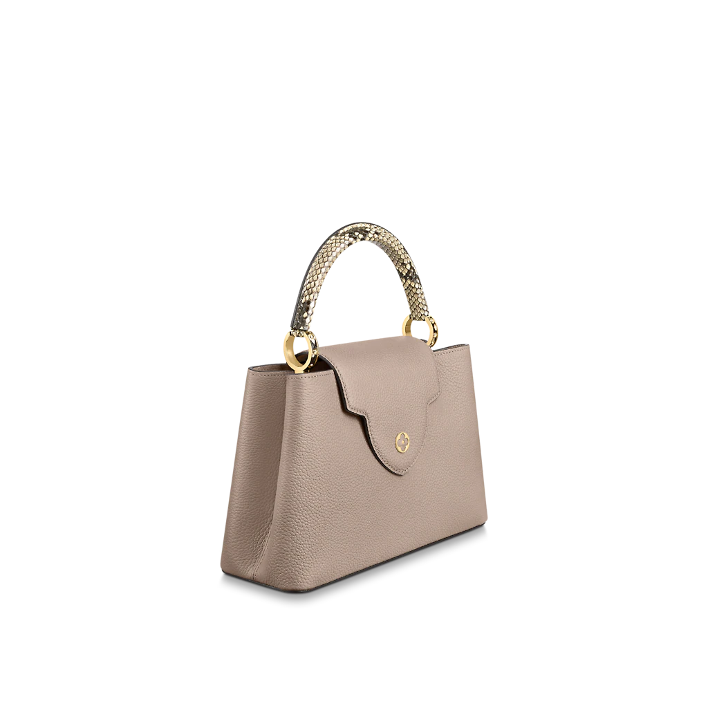 Louis Vuitton Capucines MM Python in Pebble - Women - Handbags N92802