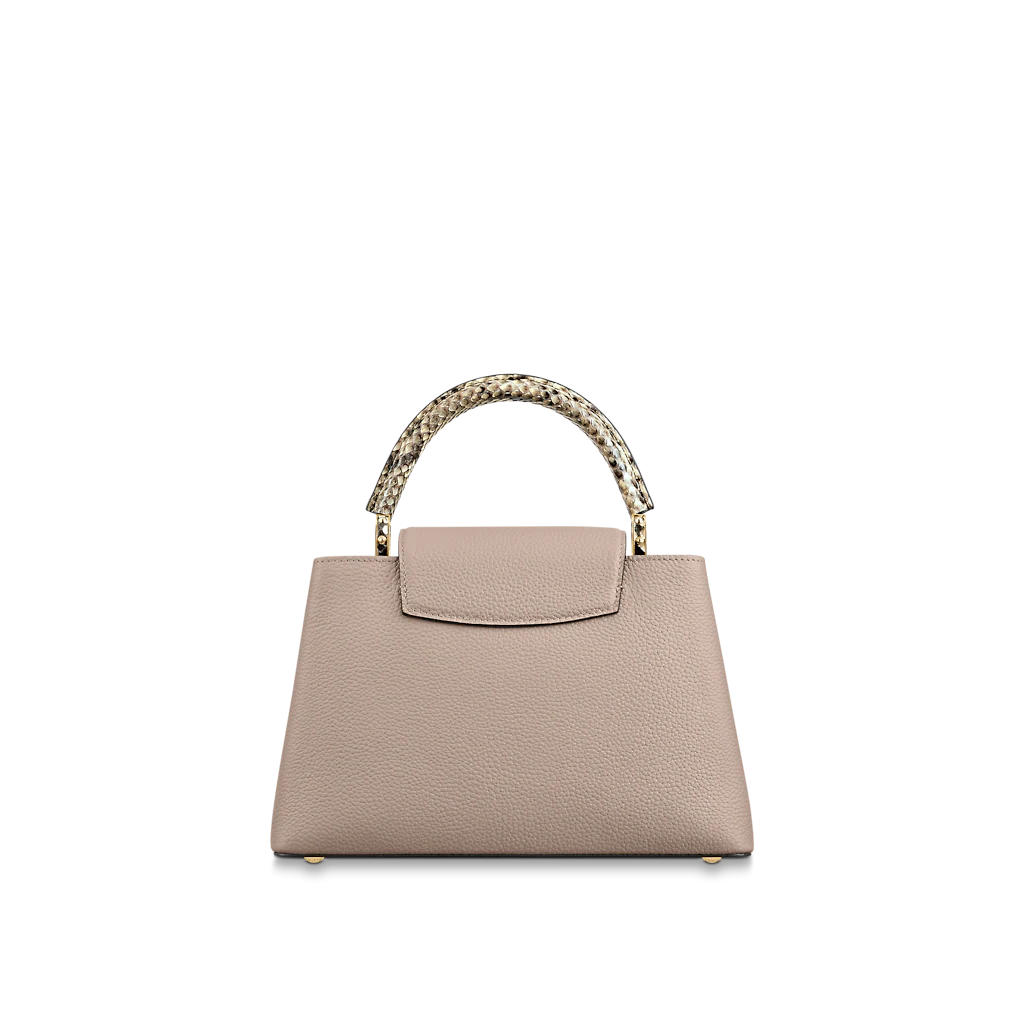 Louis Vuitton Capucines MM Python in Pebble - Women - Handbags N92802