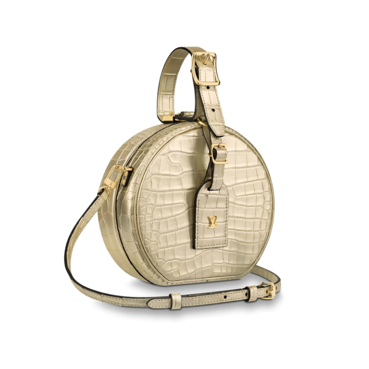 Louis Vuitton Crocodilien Brillant Petite Boite Chapeau N95008