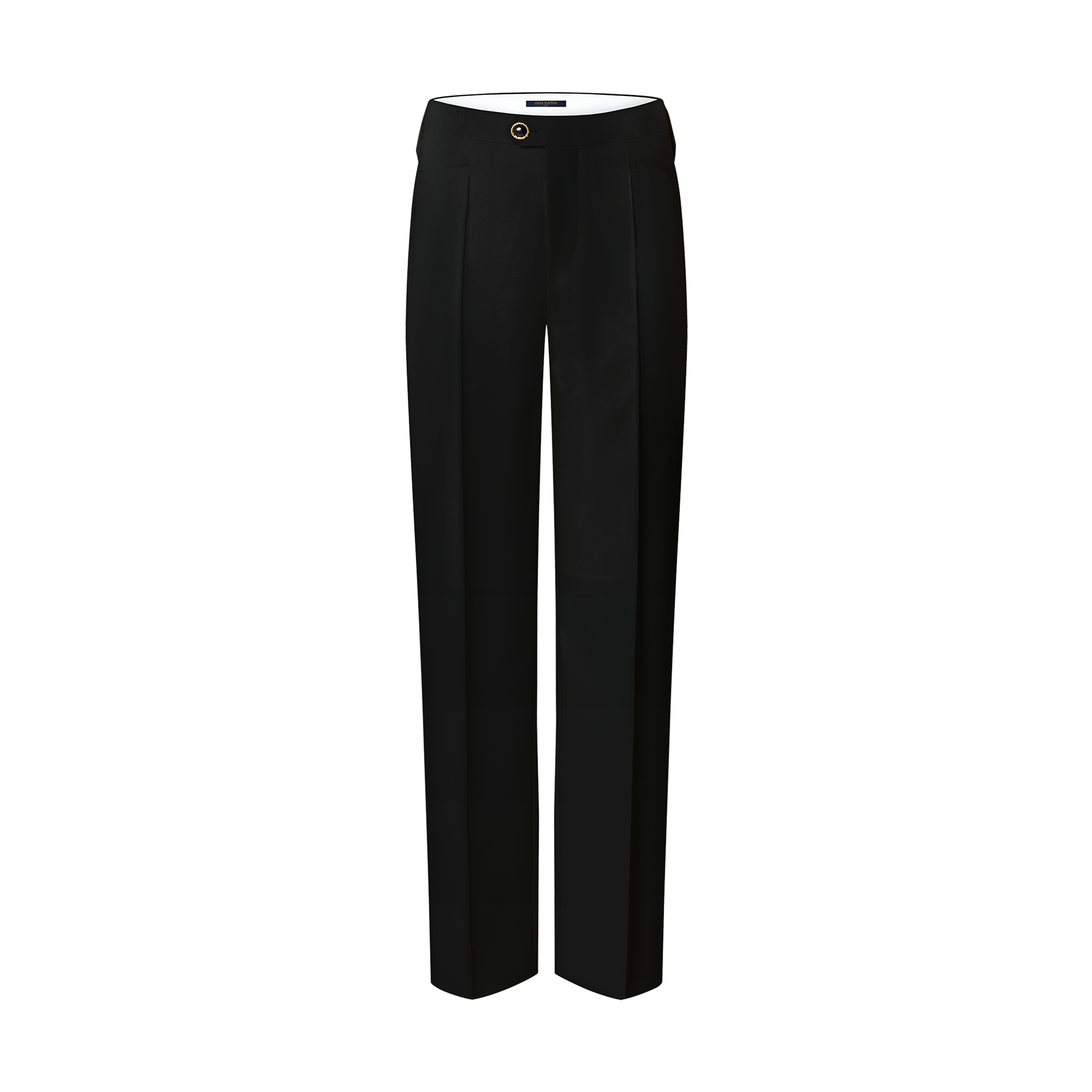 Louis Vuitton Tailored Straight-Cut Pants Black - Women - Ready-to-Wear 1AA0U0
