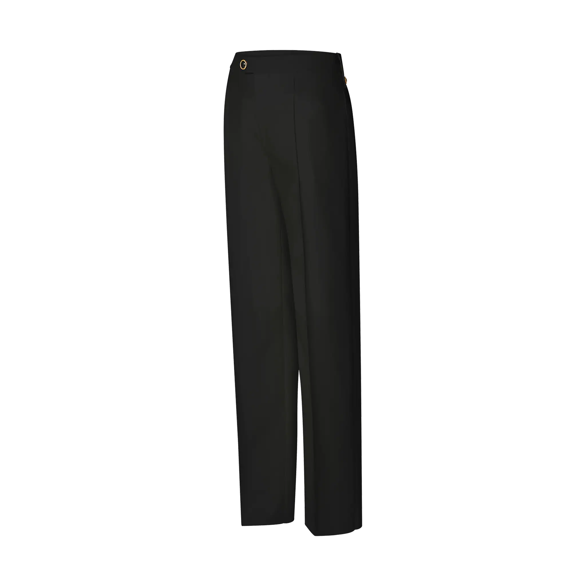 Louis Vuitton Tailored Straight-Cut Pants Black - Women - Ready-to-Wear 1AA0U0