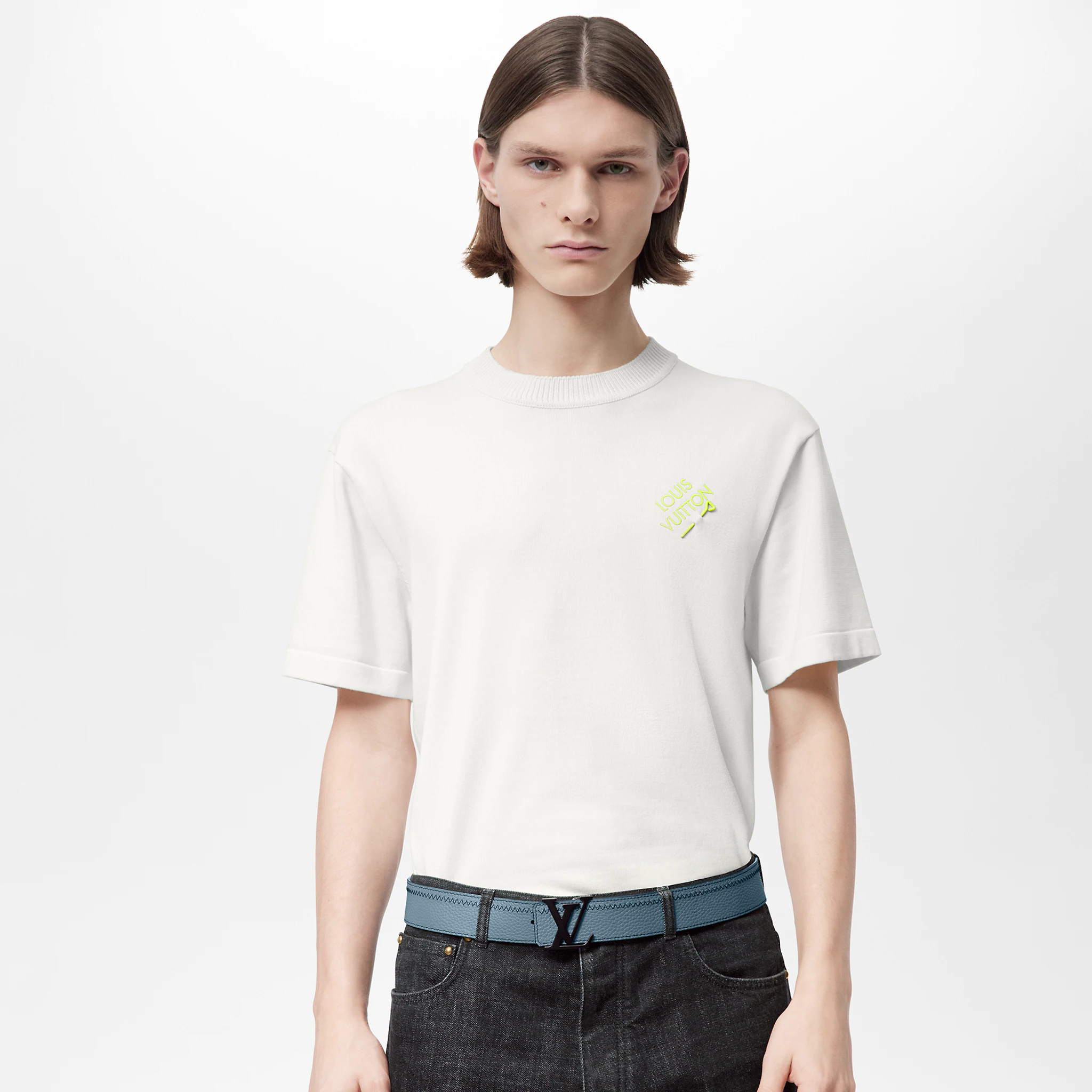 Louis Vuitton LV Initials Colour Blocks 40MM Reversible Belt Taurillon Leather - Men - Accessories M0526T