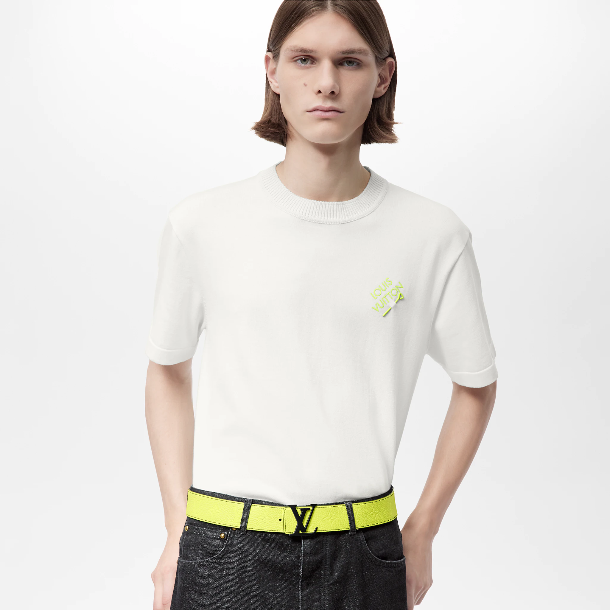 Louis Vuitton LV Initials Colour Blocks 40MM Reversible Belt Taurillon Leather - Men - Accessories M0526T