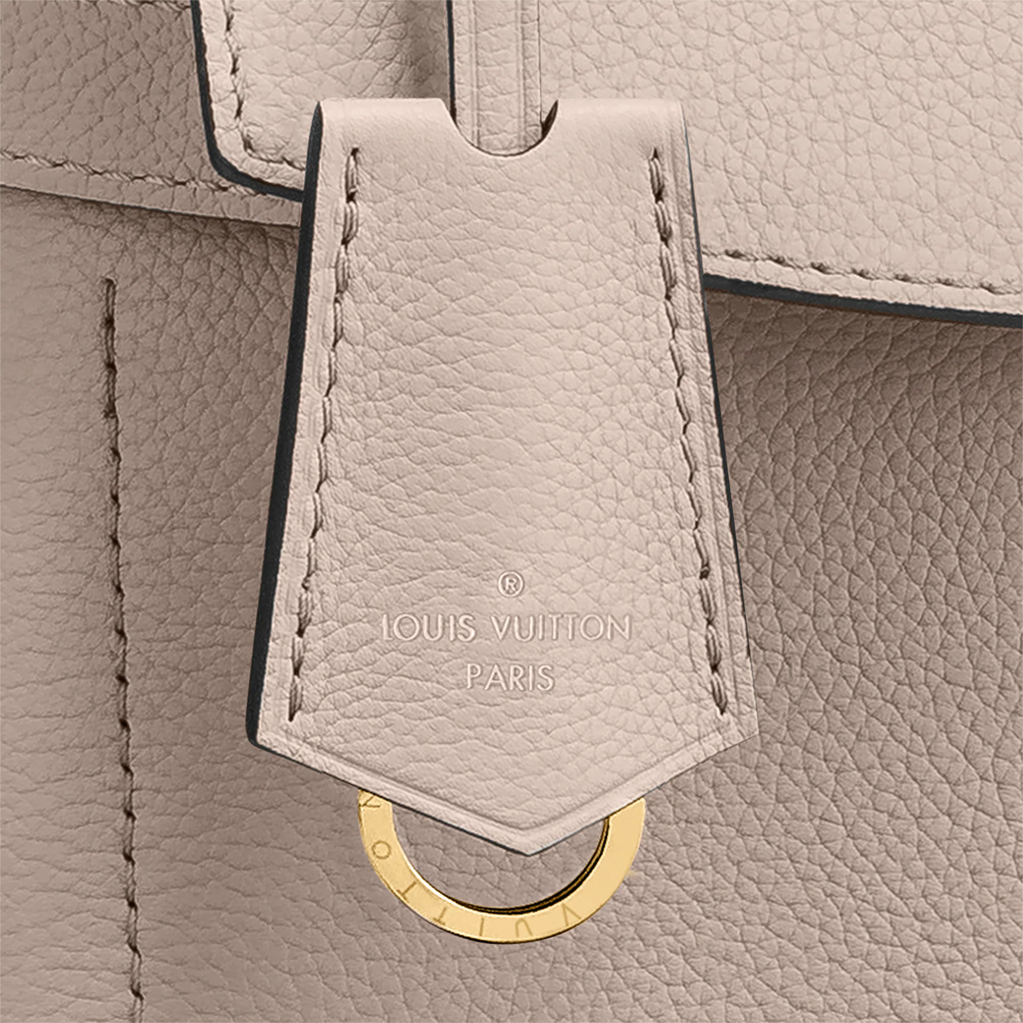 Louis Vuitton Lockme Ever MM Lockme Leather Greige - Women - Handbags M56094