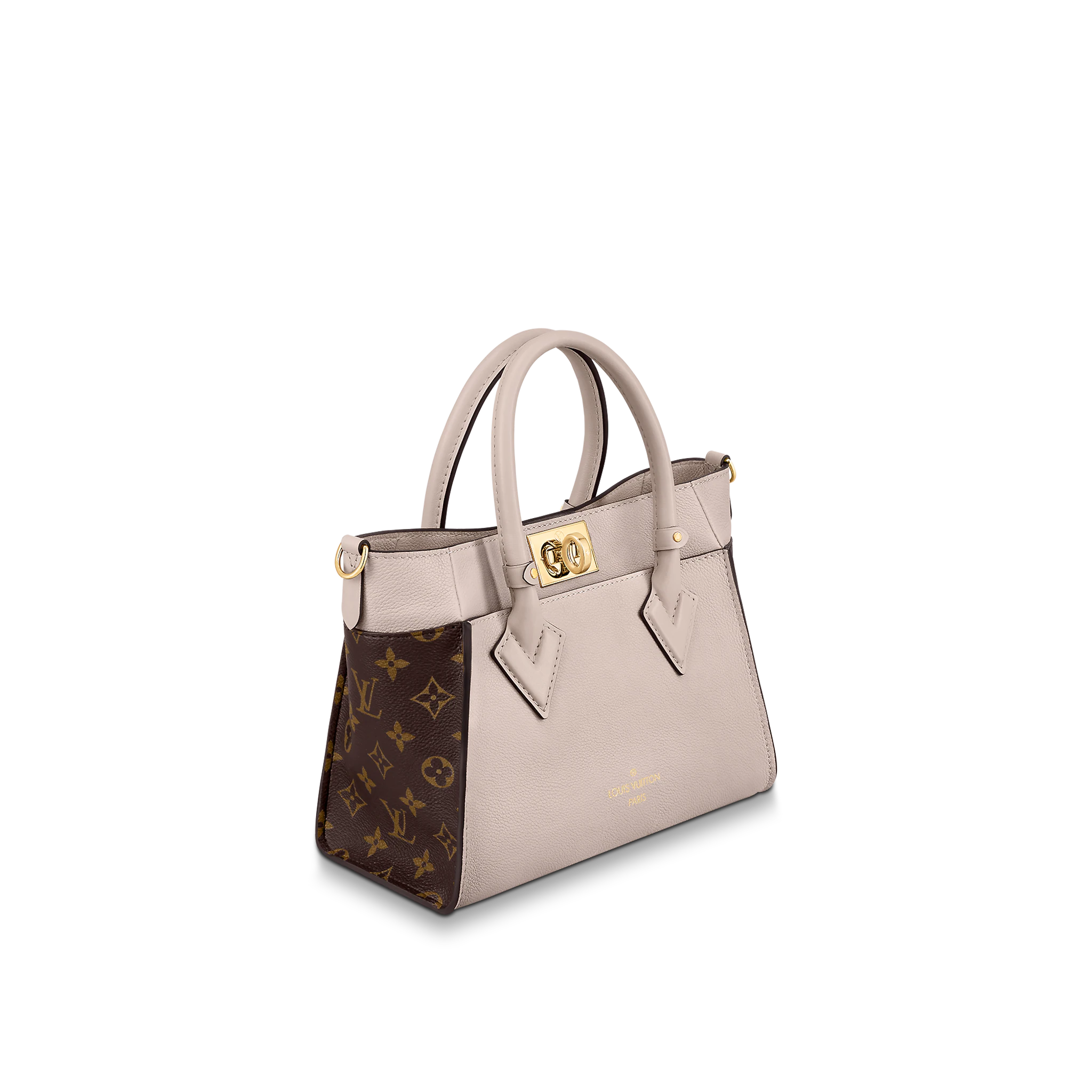 Louis Vuitton On My Side PM High End Leathers in Greige - Women - Handbags M57729