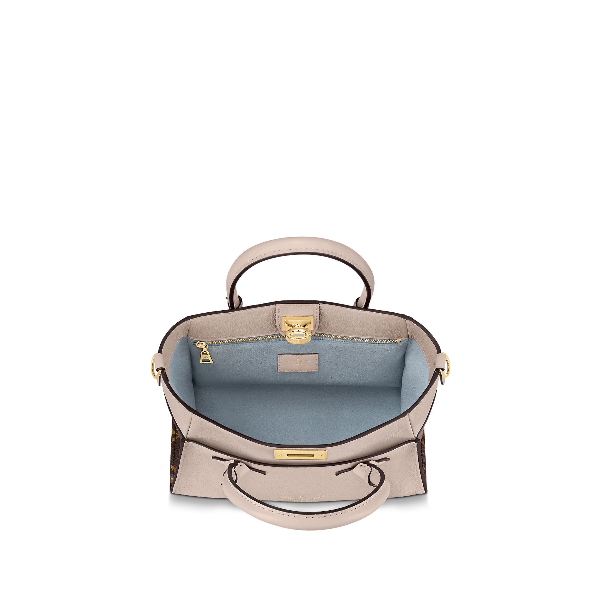 Louis Vuitton On My Side PM High End Leathers in Greige - Women - Handbags M57729