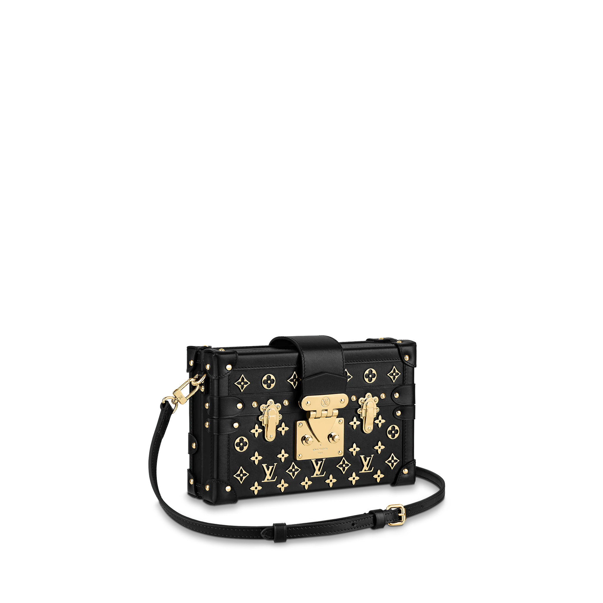 Louis Vuitton Calfskin Leather Petite Malle M57817 Louis Vuitton Calfskin Leather Petite Malle M57817